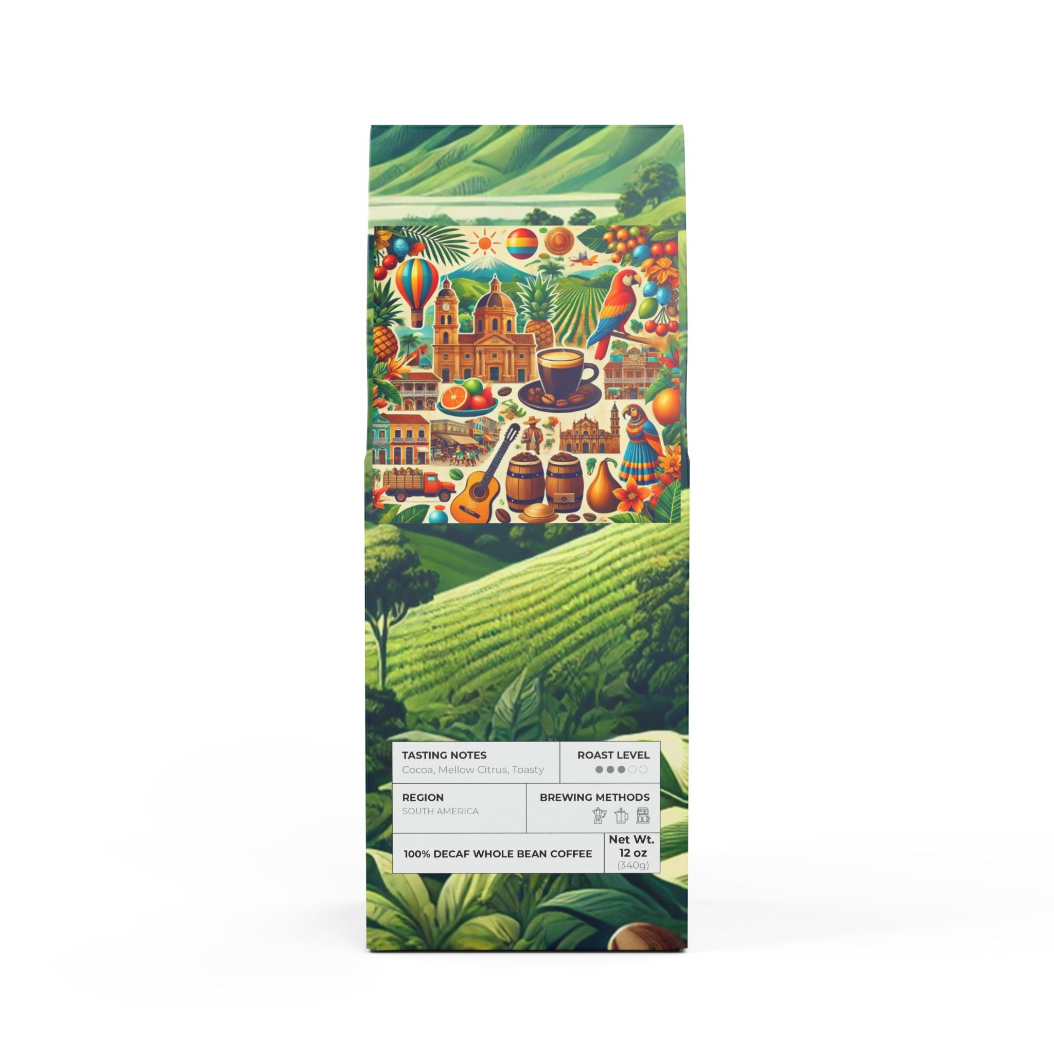 "Your World Life" Trapper Peak Decaf Coffee Blend – Medium Roast | Smooth, Savory & Caffeine-Free