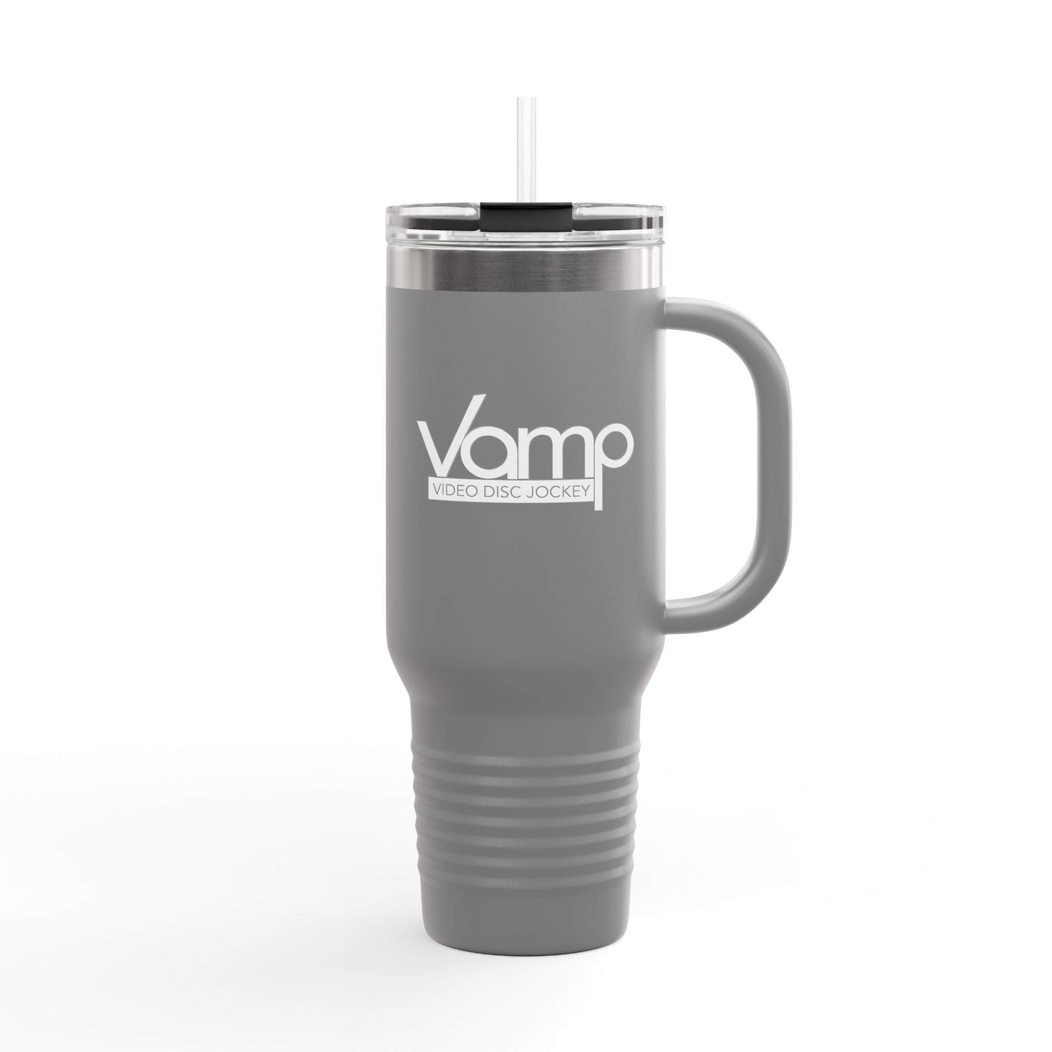 "DJ VAMP" 🎧Insulated Travel Mug - 40oz | Perfect for Music Lovers & On-the-Go Refreshments