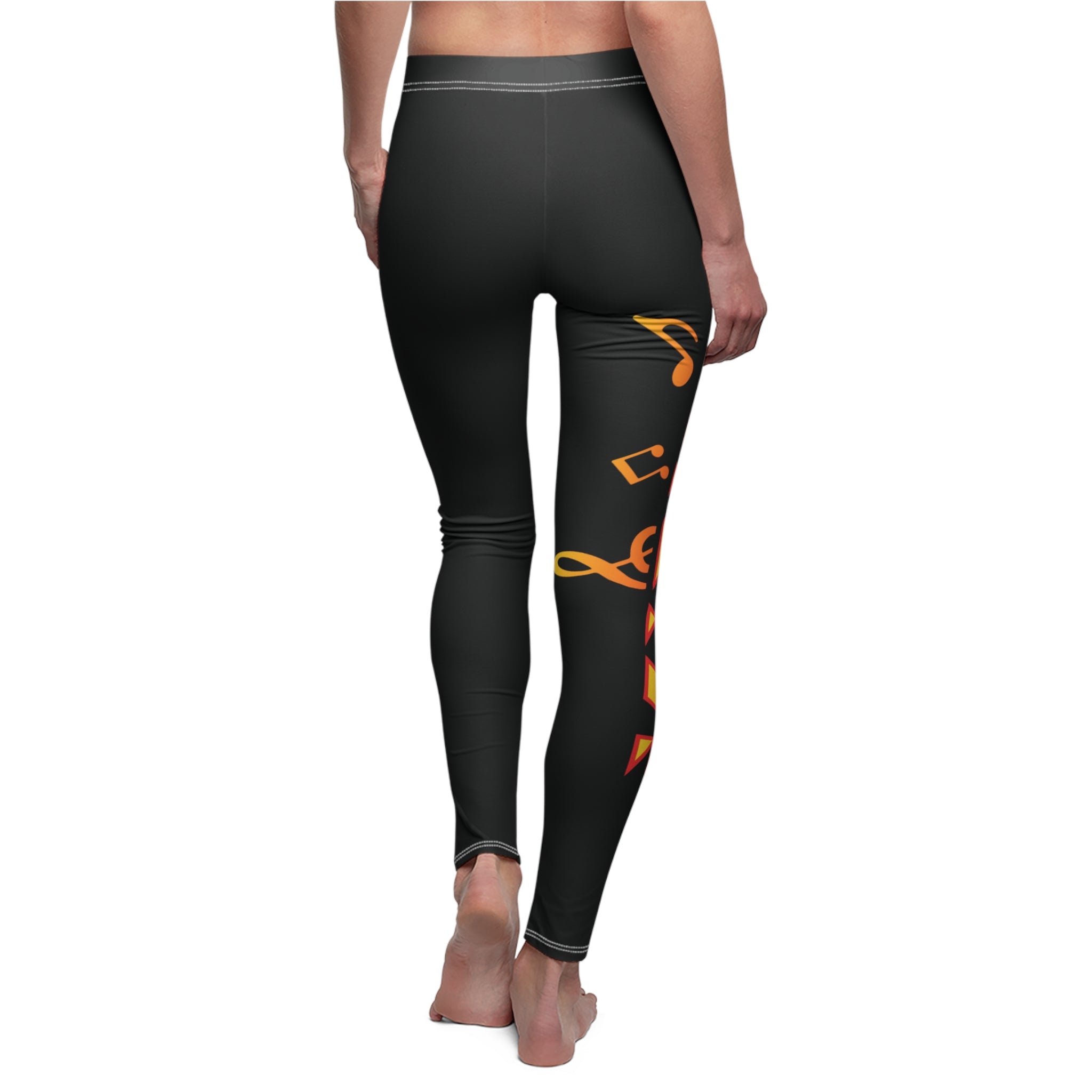 "VJ Ricco"🎤 Women’s DJ Vibe Leggings – Bold, Comfy, & Ready to Move