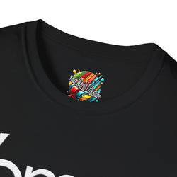 "DJ VAMP" 🎧Signature Logo Tee – Bold, Loud, and Made to Move - QR
