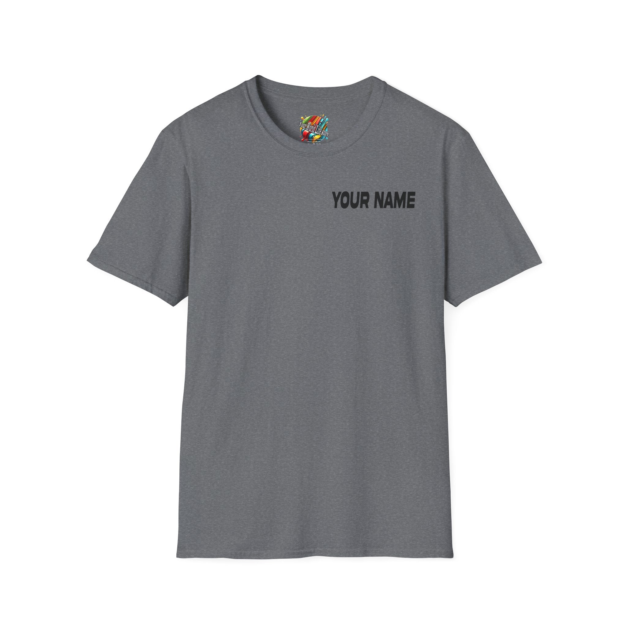 "Your World Life" 🎶 Mix. Pour. Repeat. – Custom Unisex Soft style T-Shirt - Light Colors