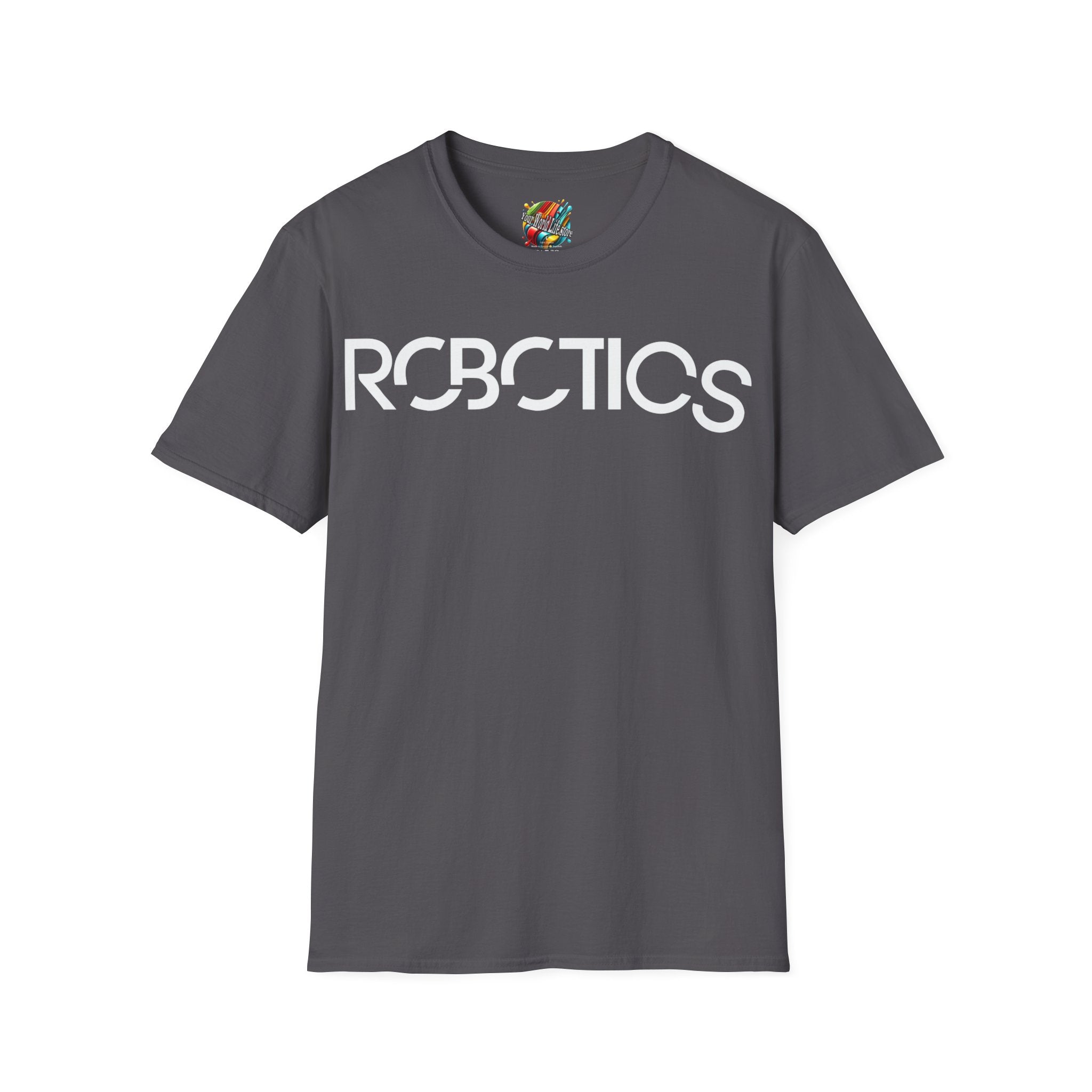 "DJ Robotics" 🤖 ⚡Future Frequencies Logo T-Shirt