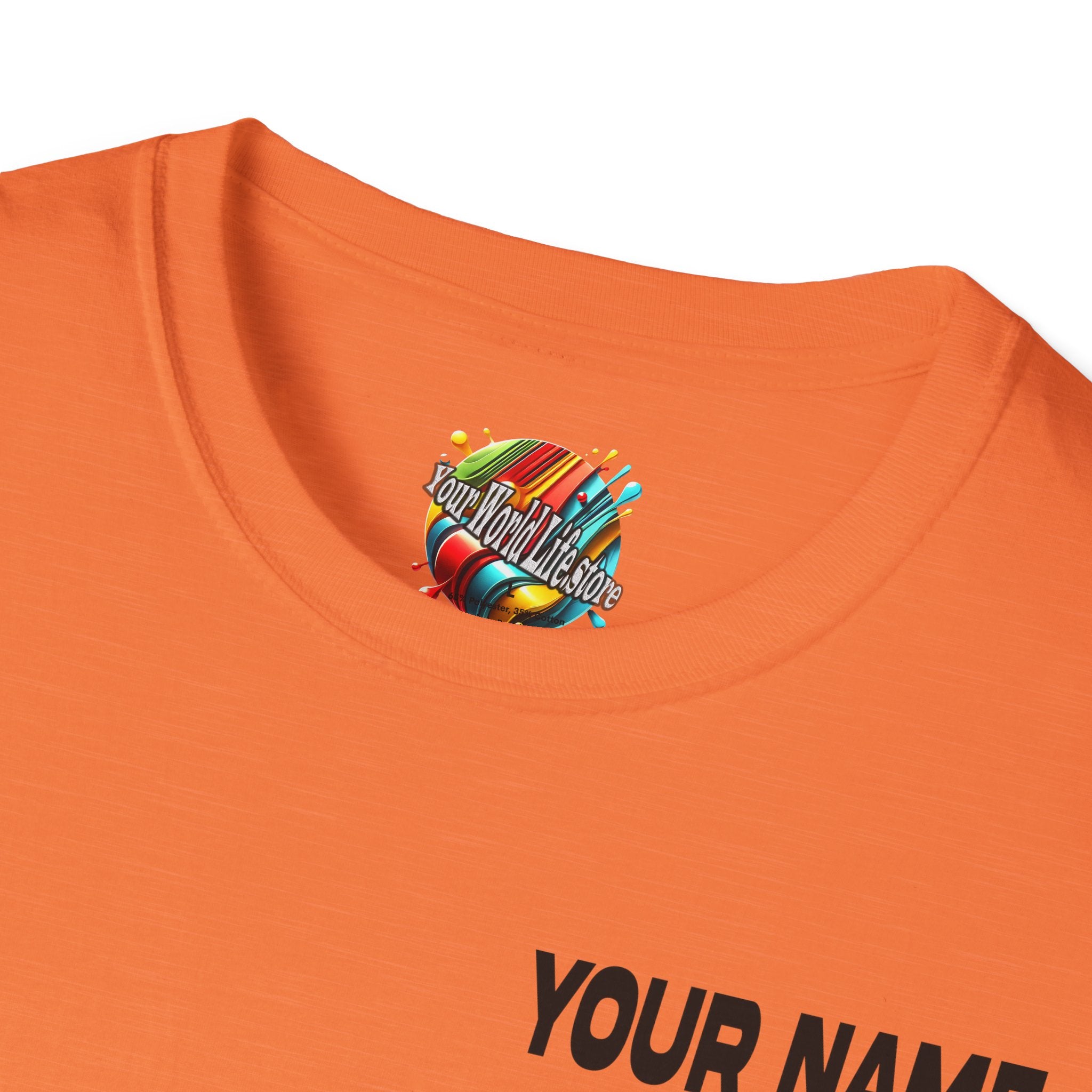 "Your World Life" 🎶 Mix. Pour. Repeat. – Custom Unisex Soft style T-Shirt - Light Colors