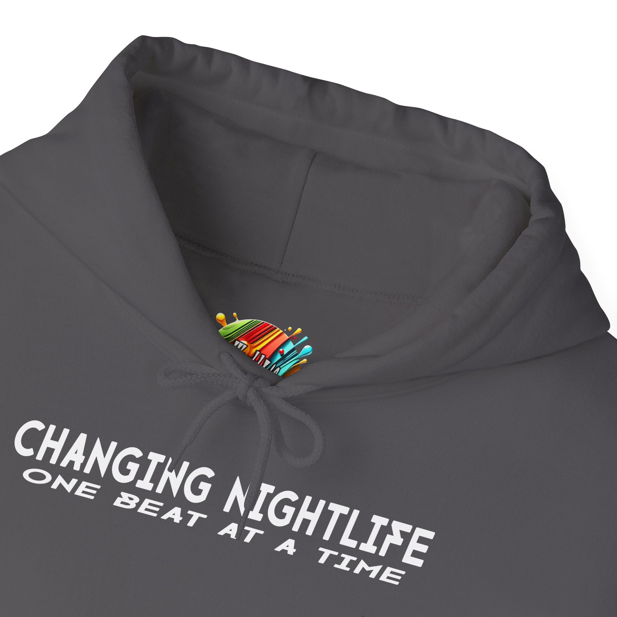 "Nightlife Elements" Customizable Unisex Heavy Blend Hoodie – Personalize w/Power Word