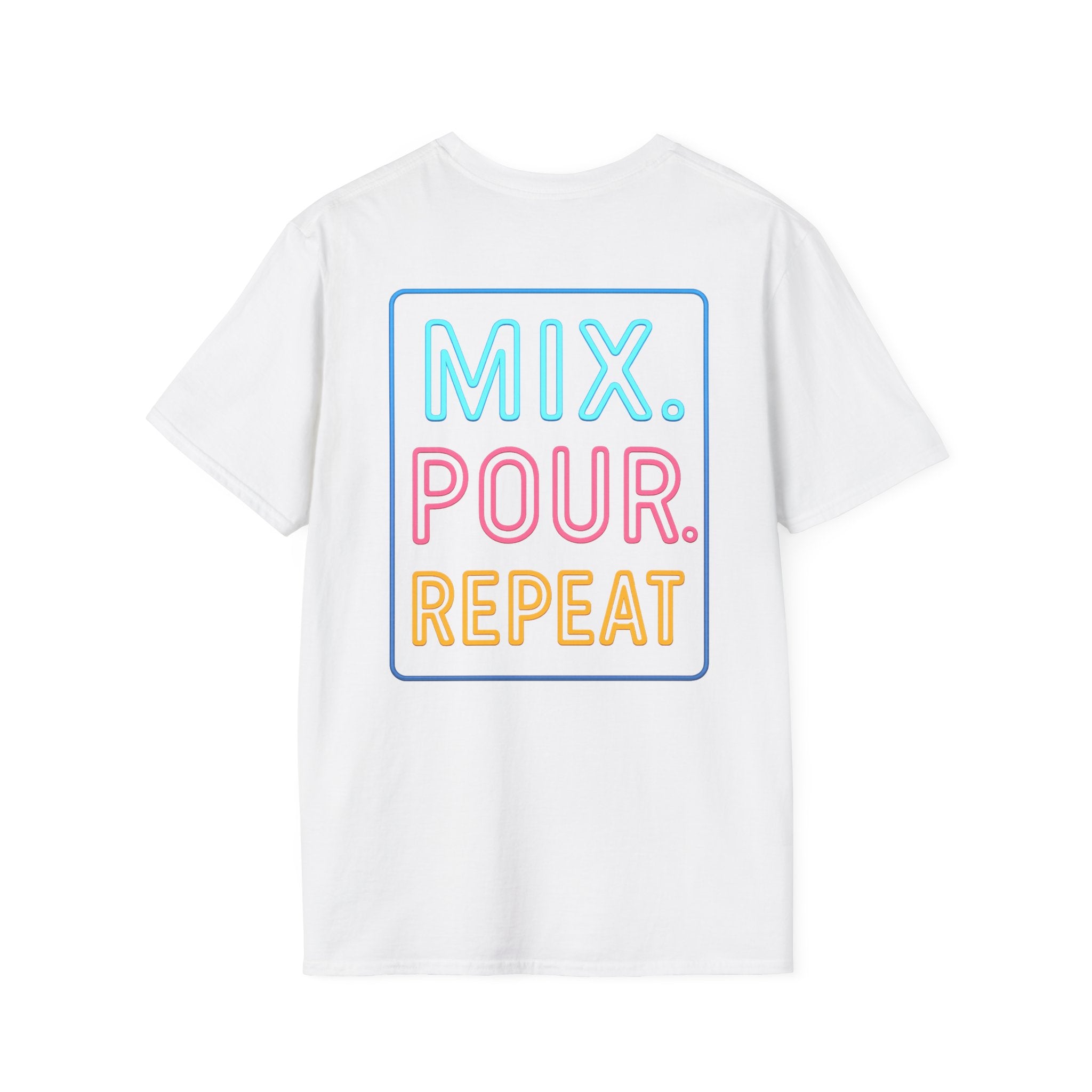 "Your World Life" 🎶 Mix. Pour. Repeat. – Custom Unisex Soft style T-Shirt - Light Colors