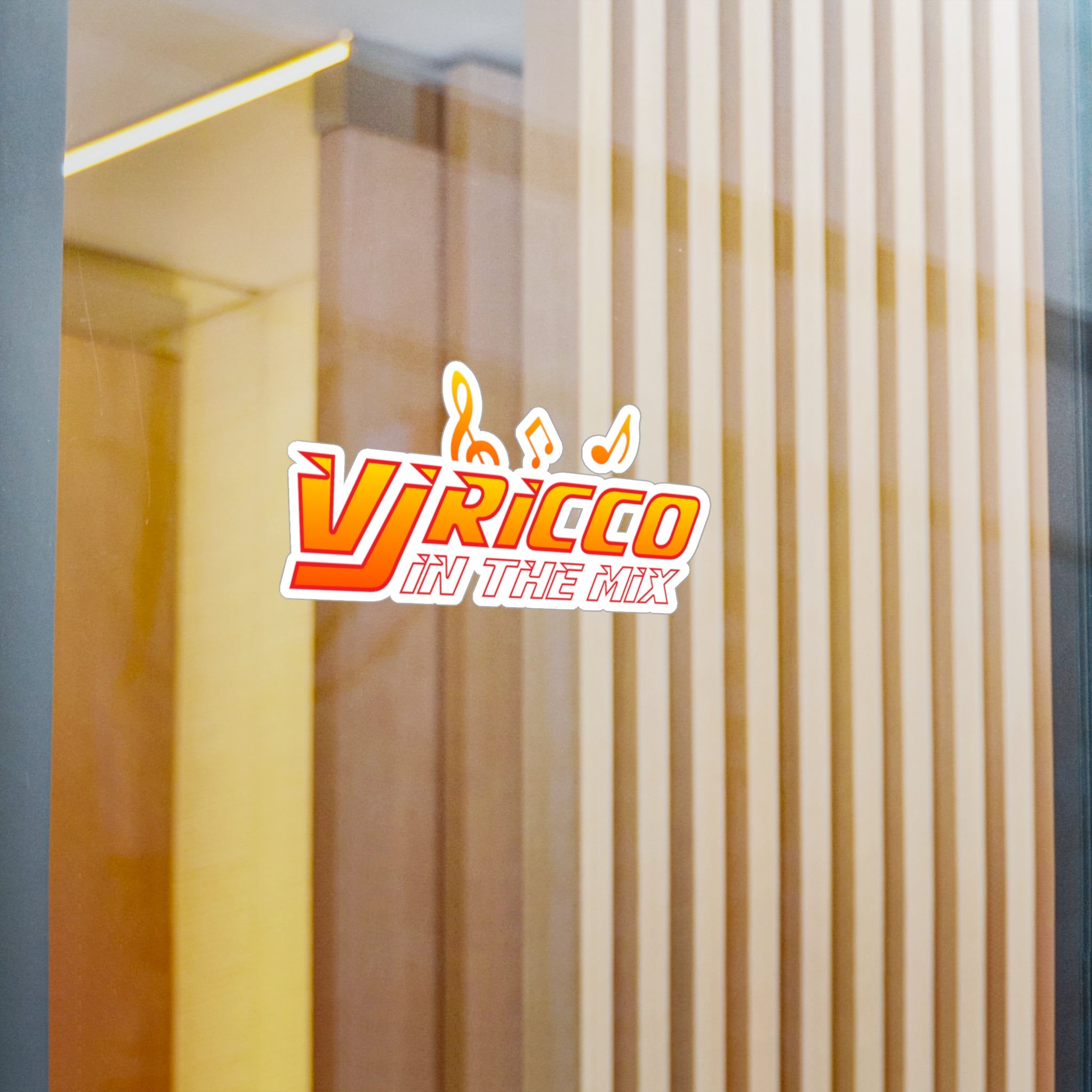 "VJ Ricco"🎤 Kiss-Cut Vinyl Decals