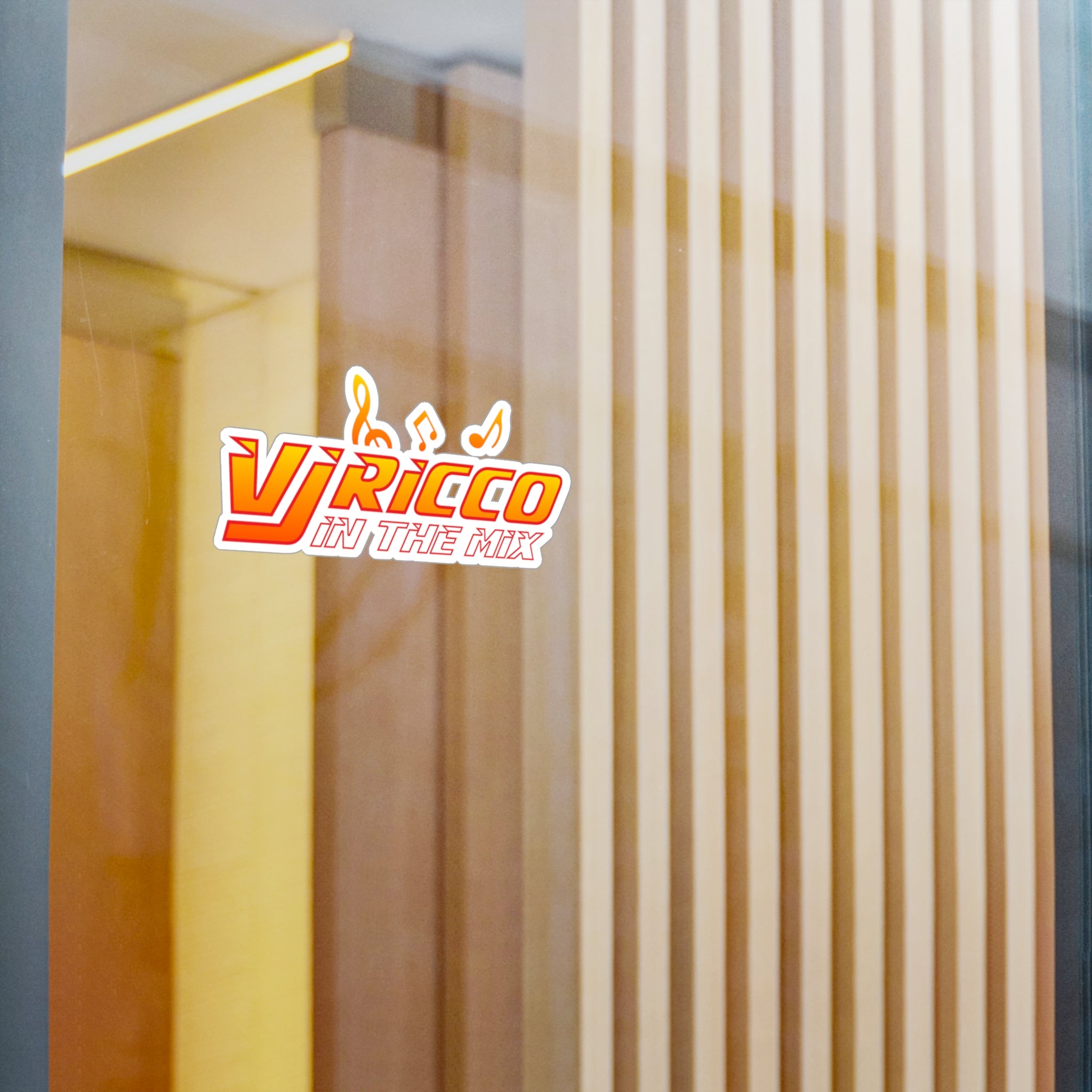 "VJ Ricco"🎤 Kiss-Cut Vinyl Decals