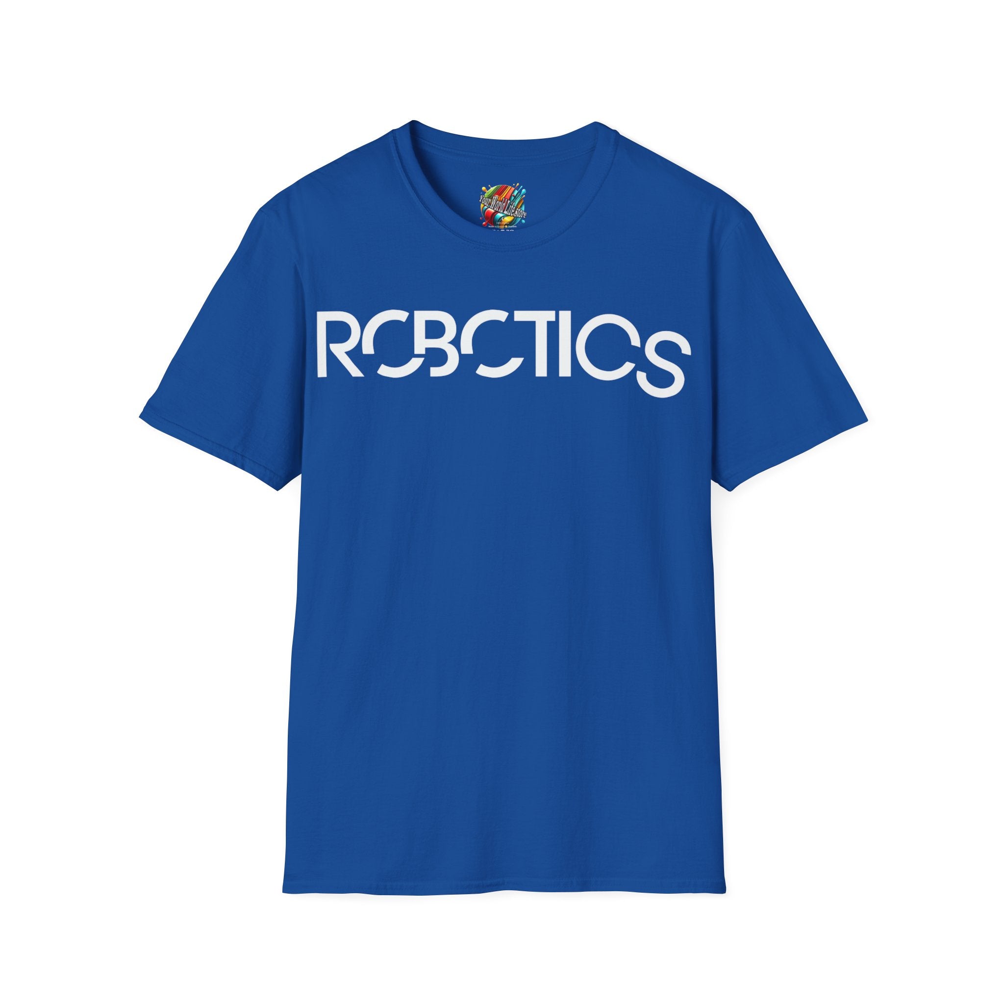 "DJ Robotics" 🤖 ⚡Future Frequencies Logo T-Shirt