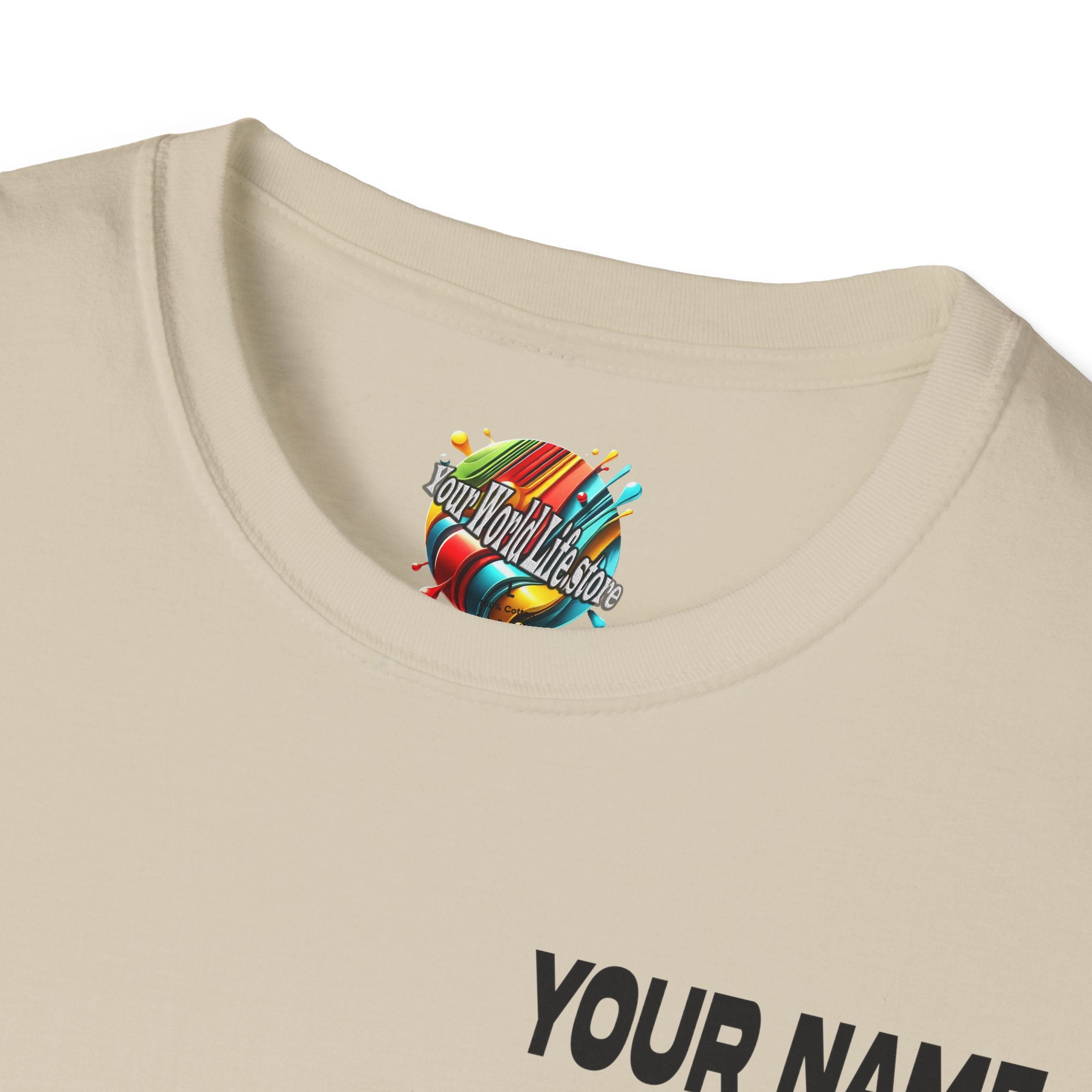 "Your World Life" 🎶 Mix. Pour. Repeat. – Custom Unisex Soft style T-Shirt - Light Colors