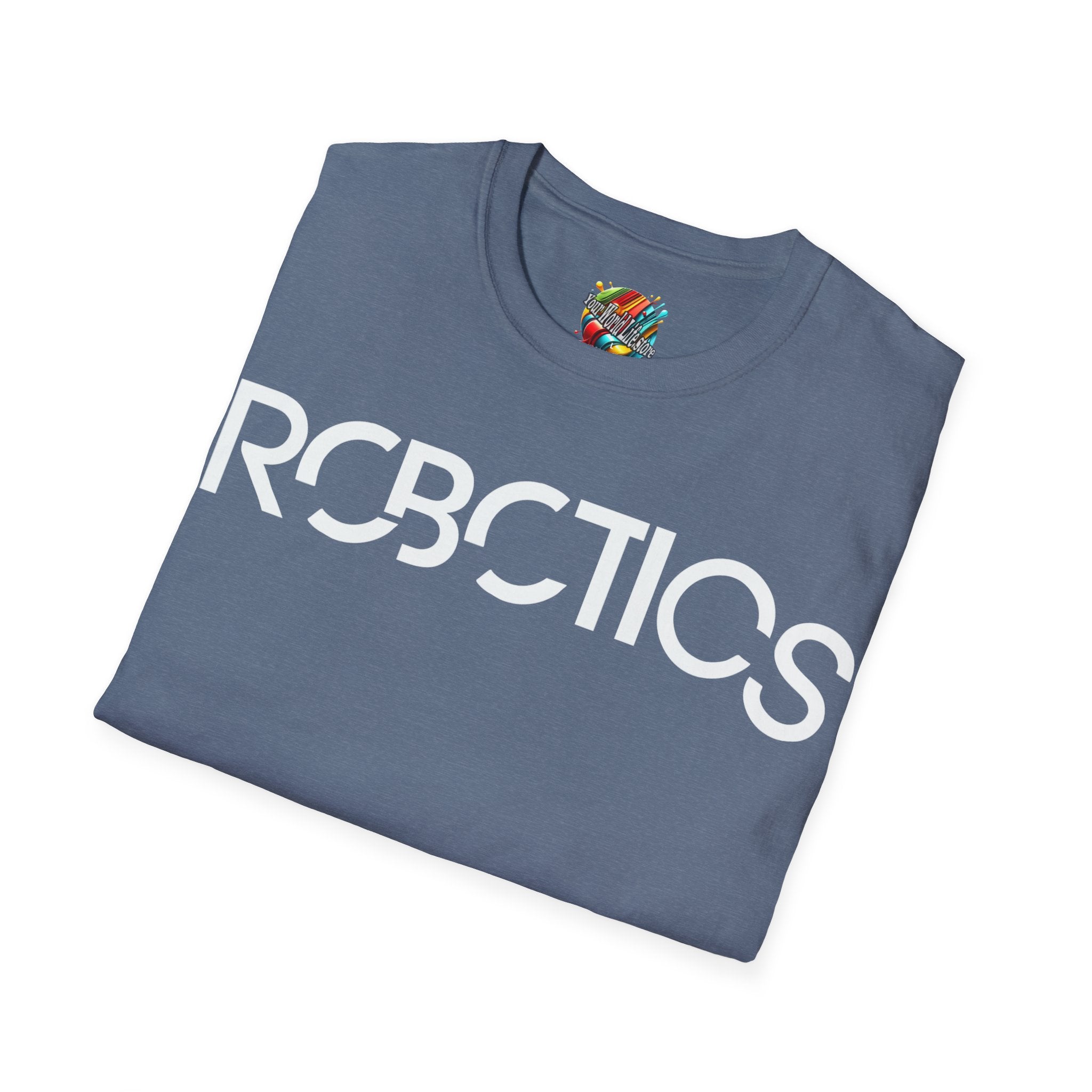"DJ Robotics" 🤖 ⚡Future Frequencies Logo T-Shirt