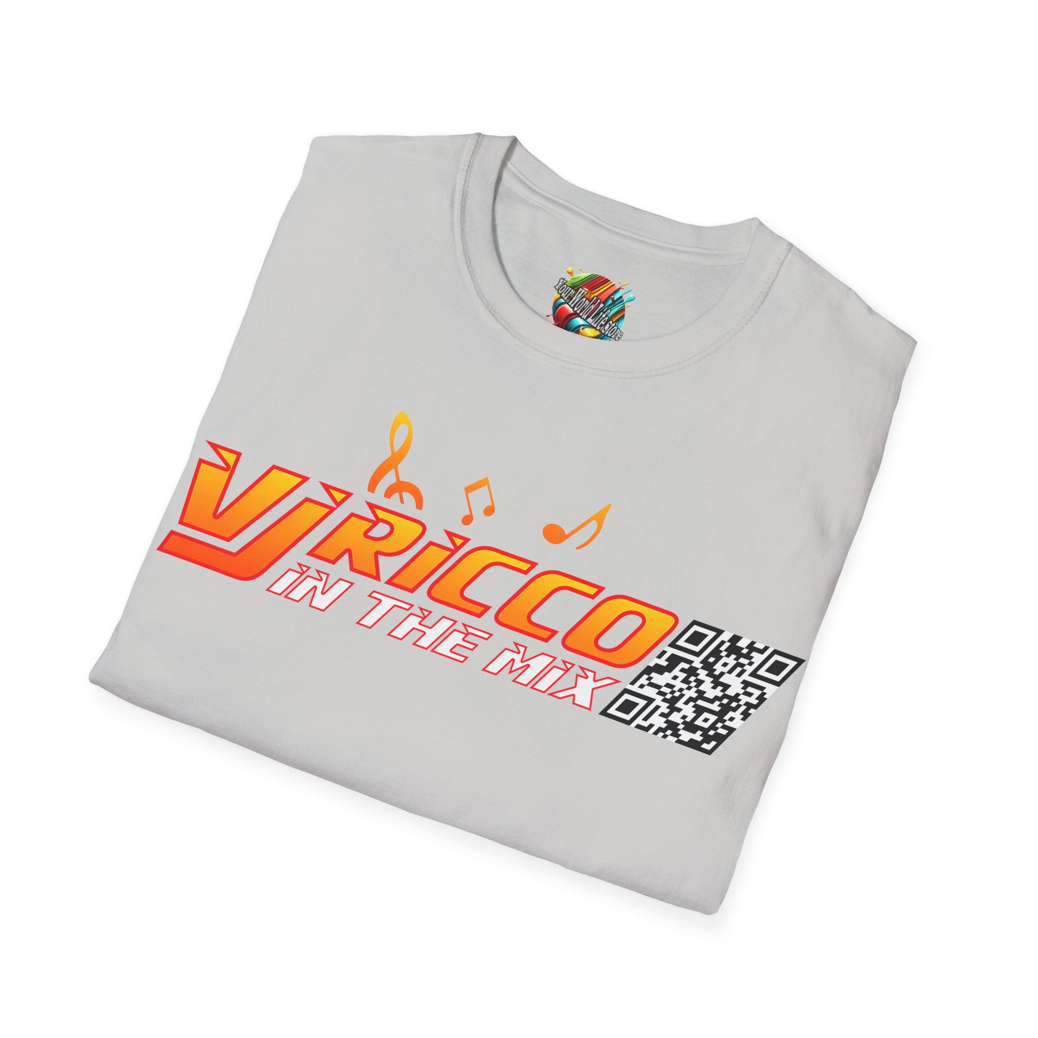"VJ Ricco"🎤 Logo Branded T-Shirt - QR Discount