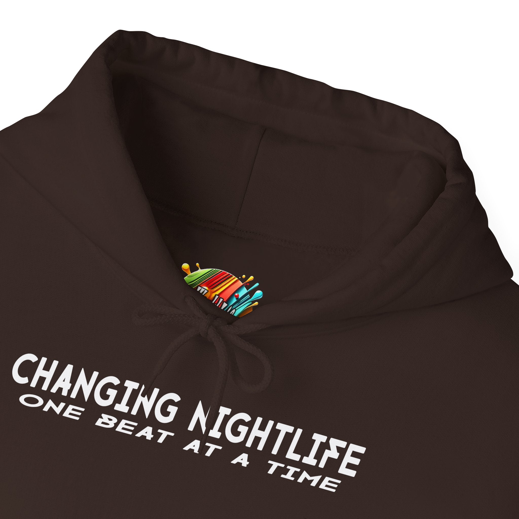 "Nightlife Elements" Customizable Unisex Heavy Blend Hoodie – Personalize w/Power Word