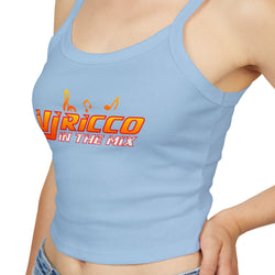 "VJ Ricco"🎤 Women’s Music Vibe Spaghetti Strap Tank – Summer Style, Festival Ready