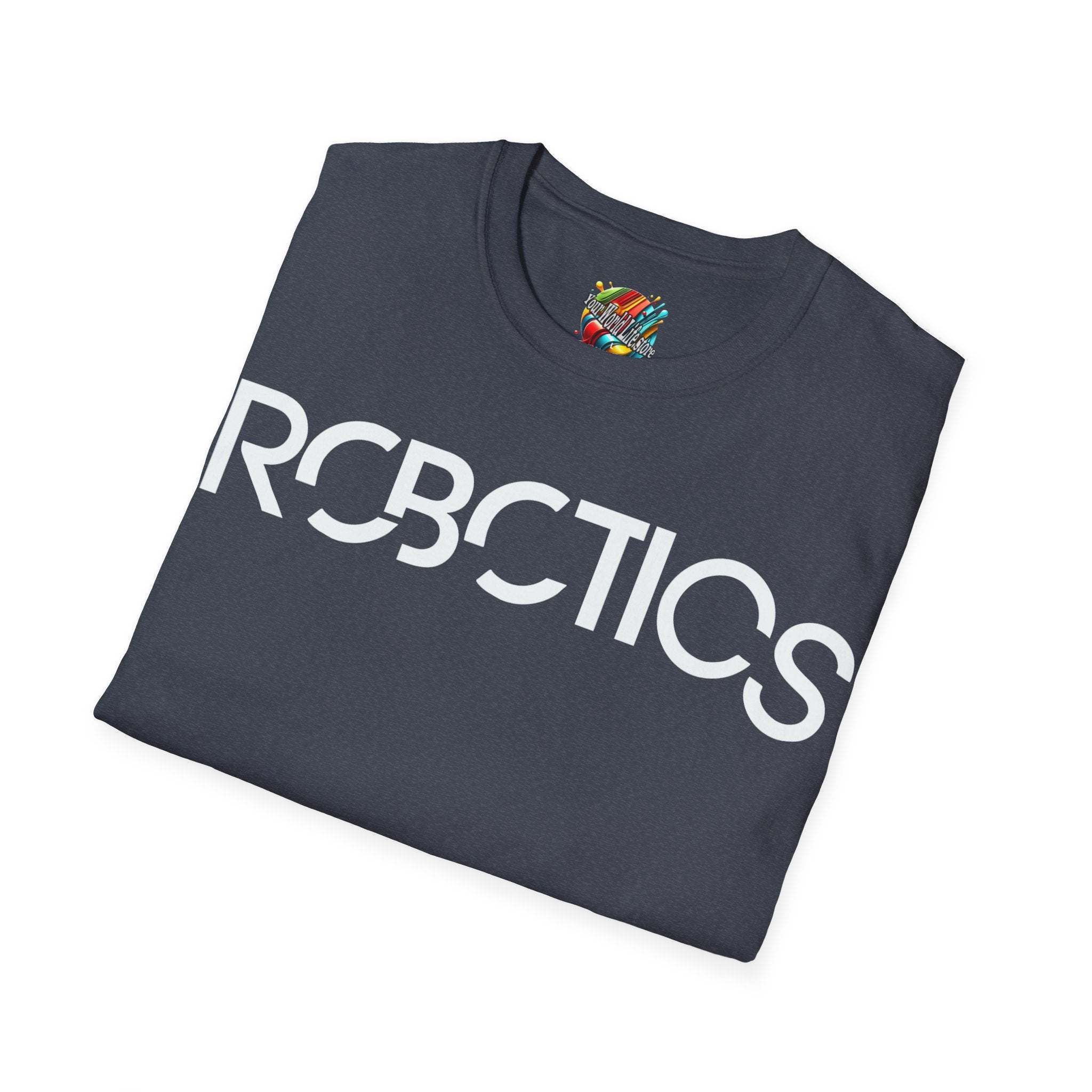"DJ Robotics" 🤖 ⚡Future Frequencies Logo T-Shirt