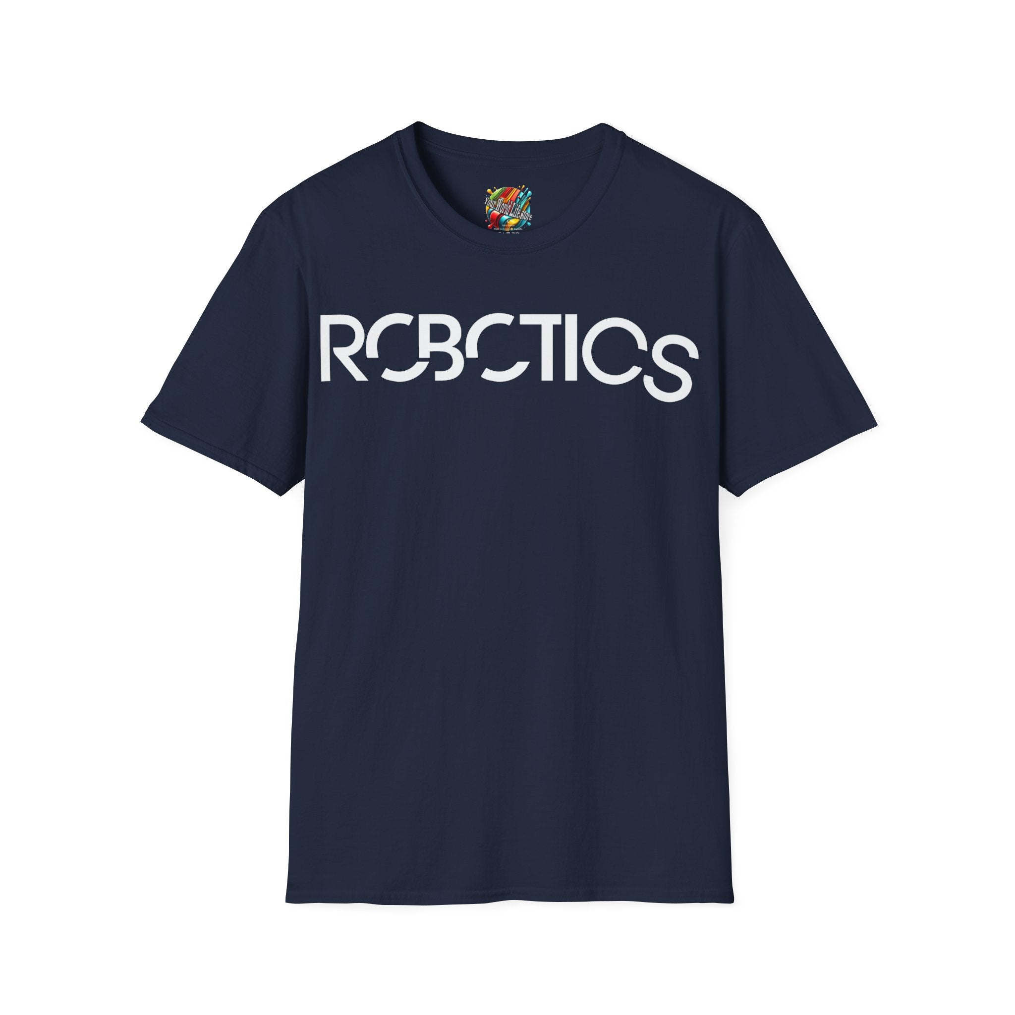 "DJ Robotics" 🤖 ⚡Future Frequencies Logo T-Shirt