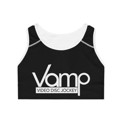 "DJ VAMP" 🎧Signature Sports Bra – Built for the Beat, Styled for the Street