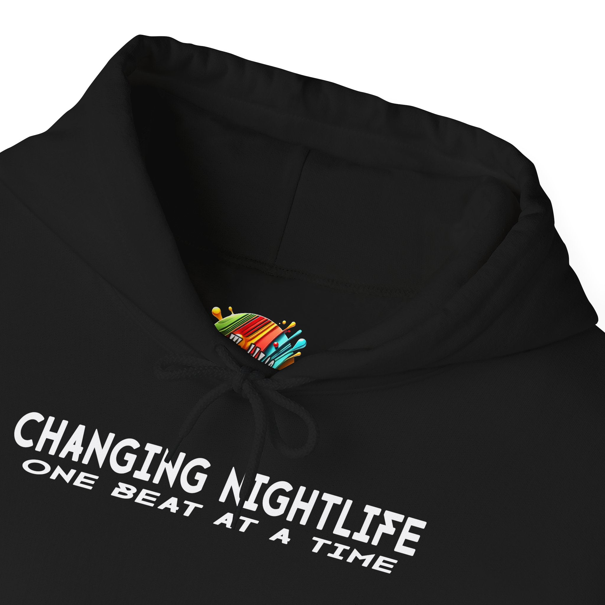 "Nightlife Elements" Customizable Unisex Heavy Blend Hoodie – Personalize w/Power Word