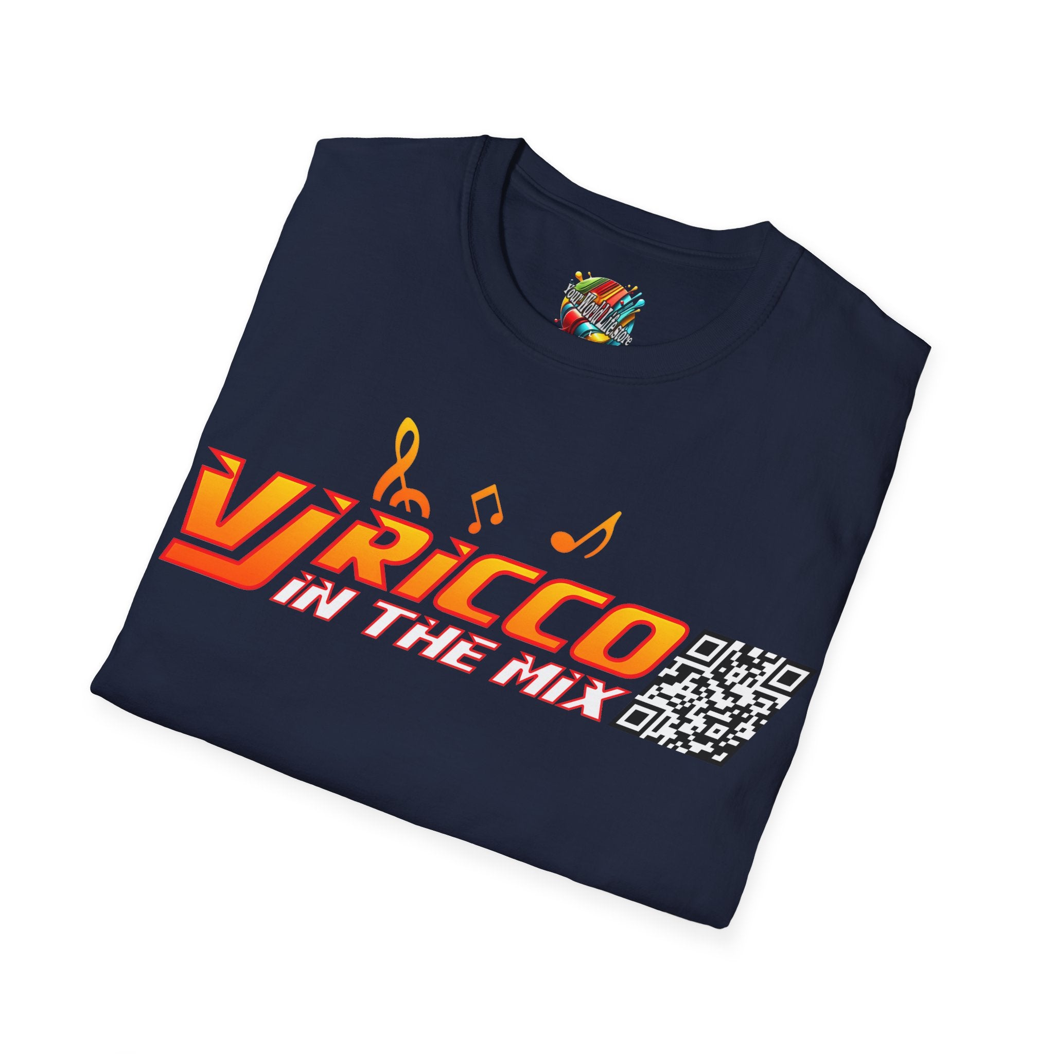 "VJ Ricco"🎤 Logo Branded T-Shirt - QR Discount