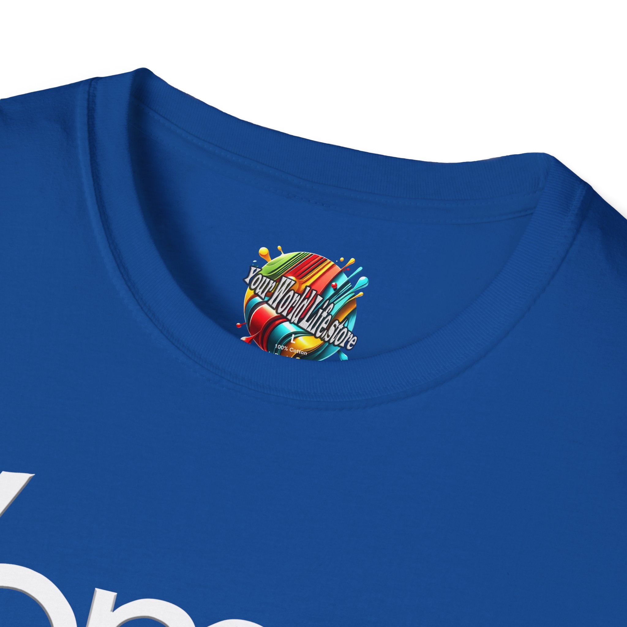 "DJ VAMP" 🎧Signature Logo Tee – Bold, Loud, and Made to Move - QR