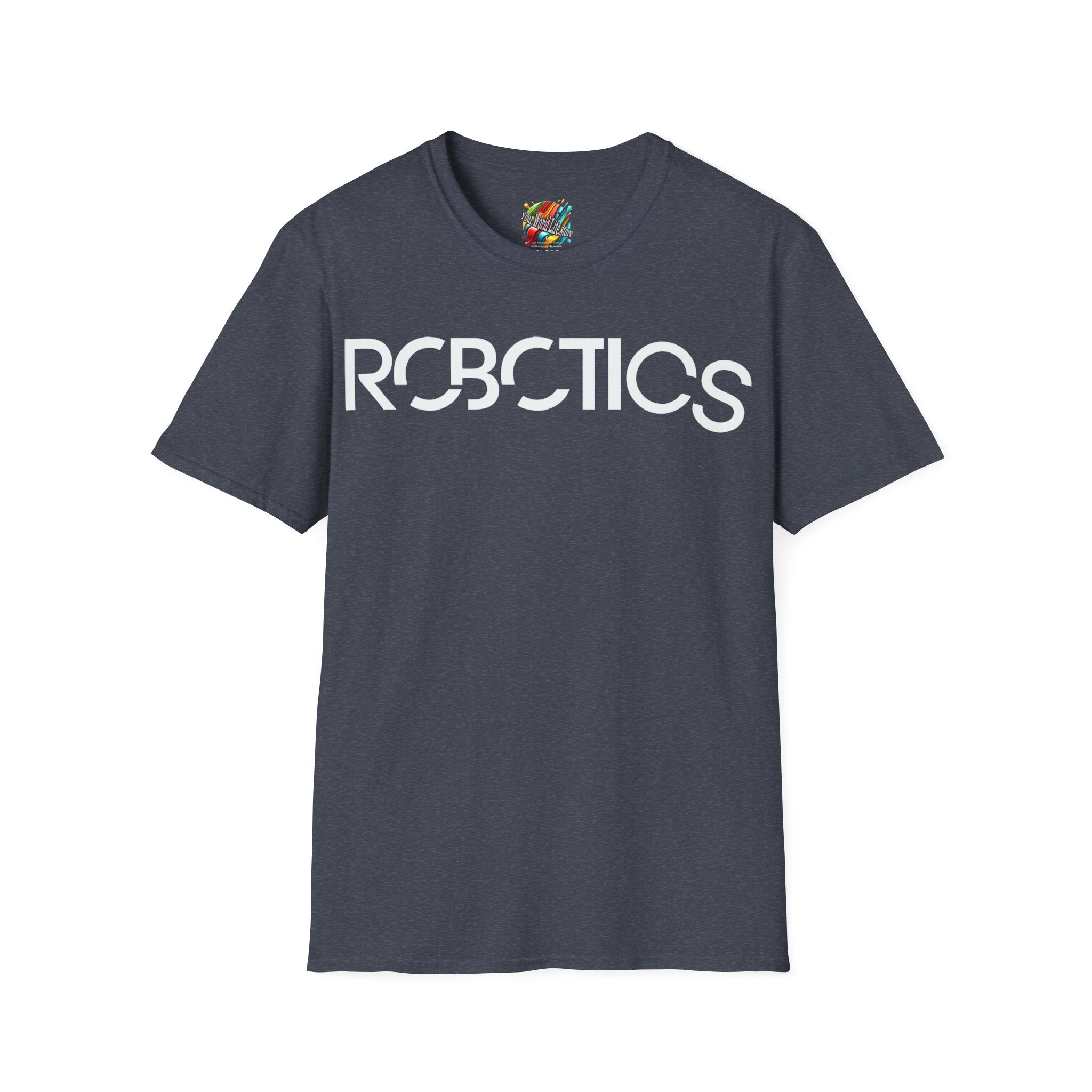 "DJ Robotics" 🤖 ⚡Future Frequencies Logo T-Shirt