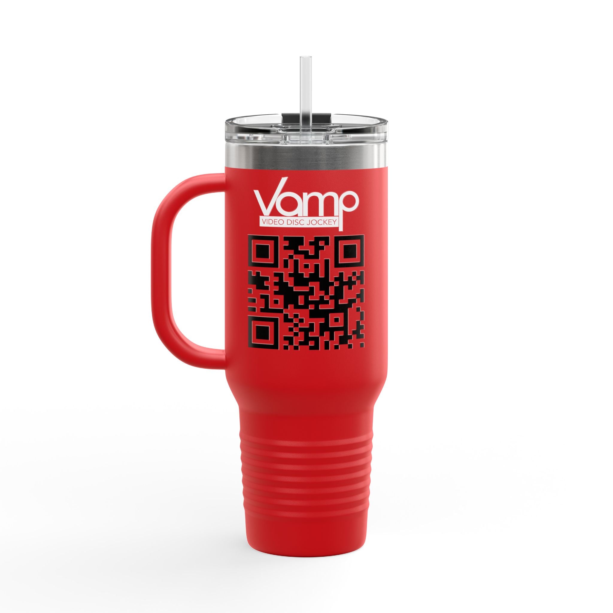 "DJ VAMP" 🎧Insulated Travel Mug - 40oz | Perfect for Music Lovers & On-the-Go Refreshments