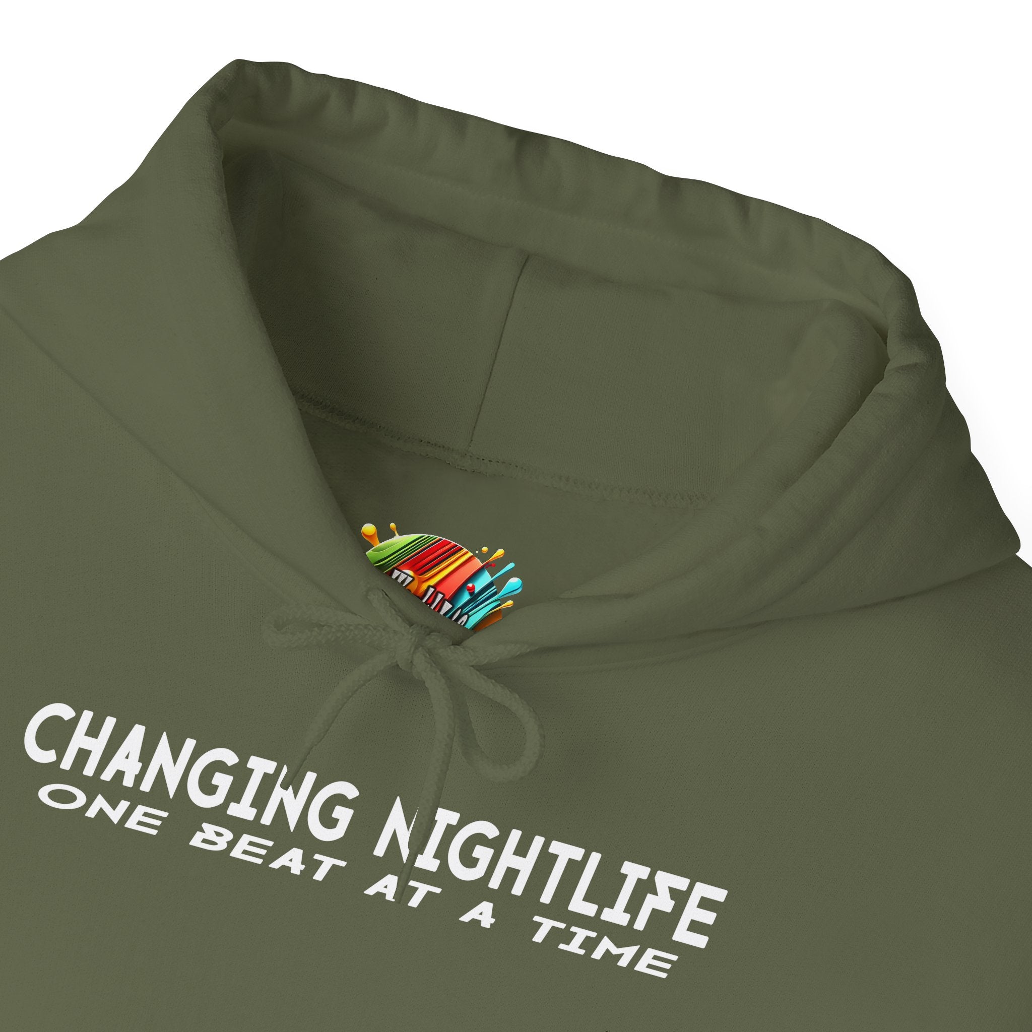 "Nightlife Elements" Customizable Unisex Heavy Blend Hoodie – Personalize w/Power Word