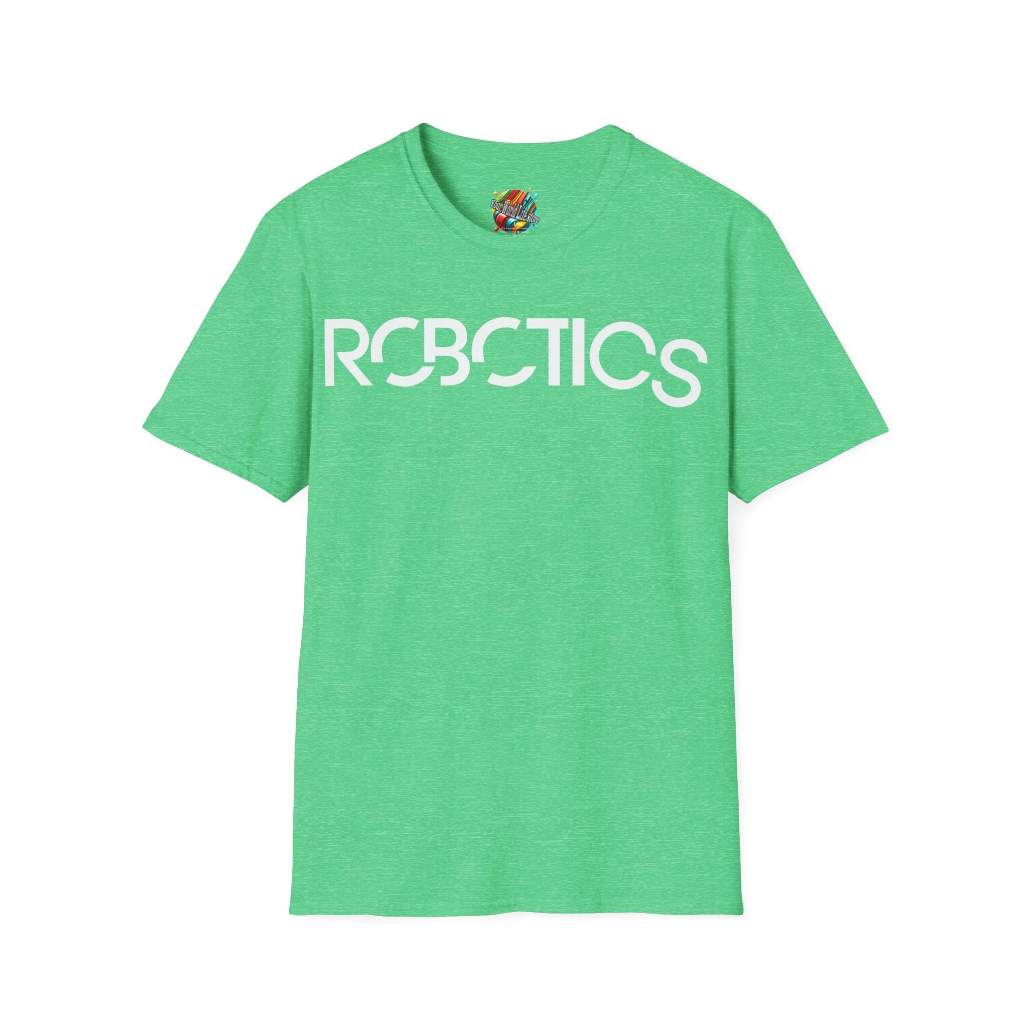 "DJ Robotics" 🤖 ⚡Future Frequencies Logo T-Shirt