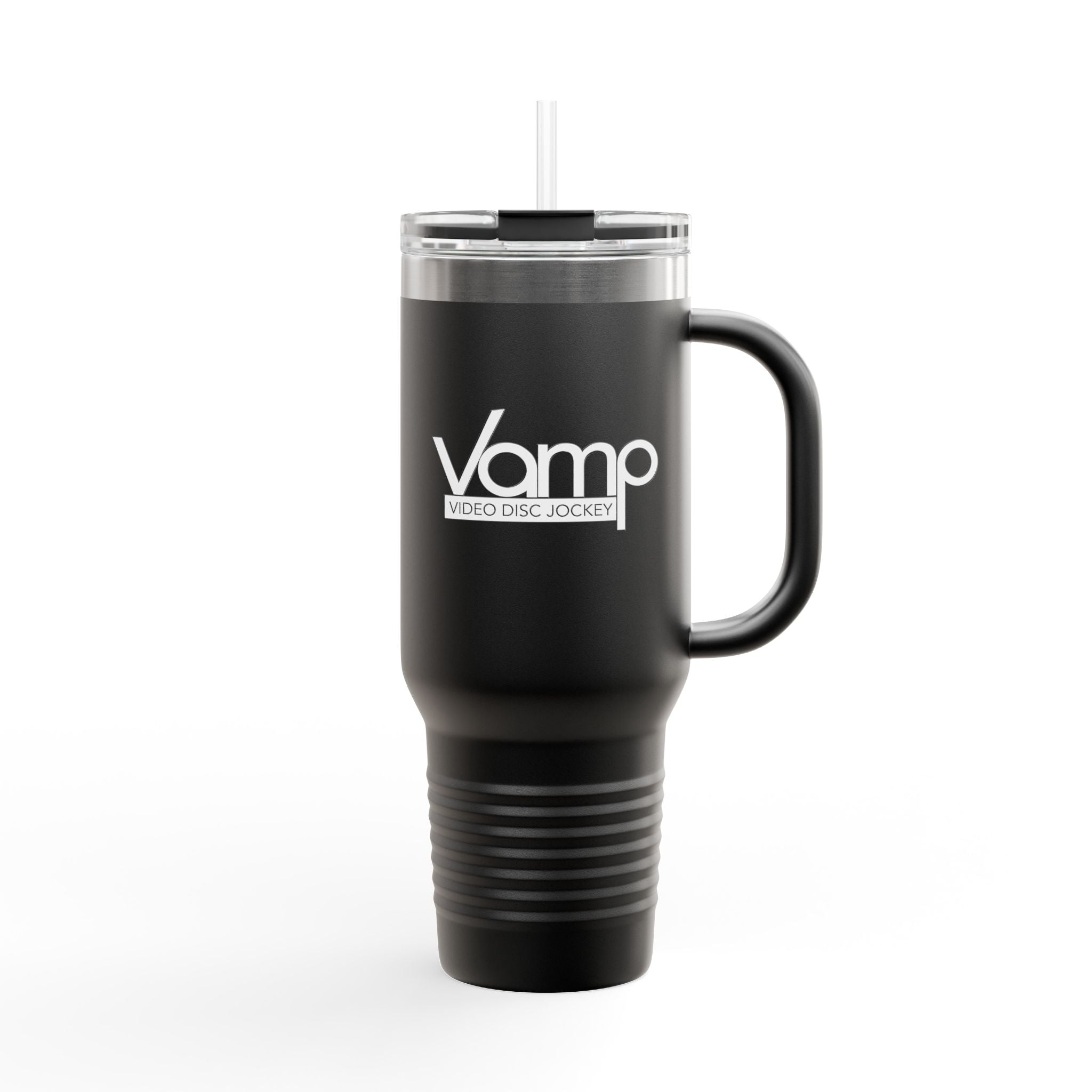 "DJ VAMP" 🎧Insulated Travel Mug - 40oz | Perfect for Music Lovers & On-the-Go Refreshments