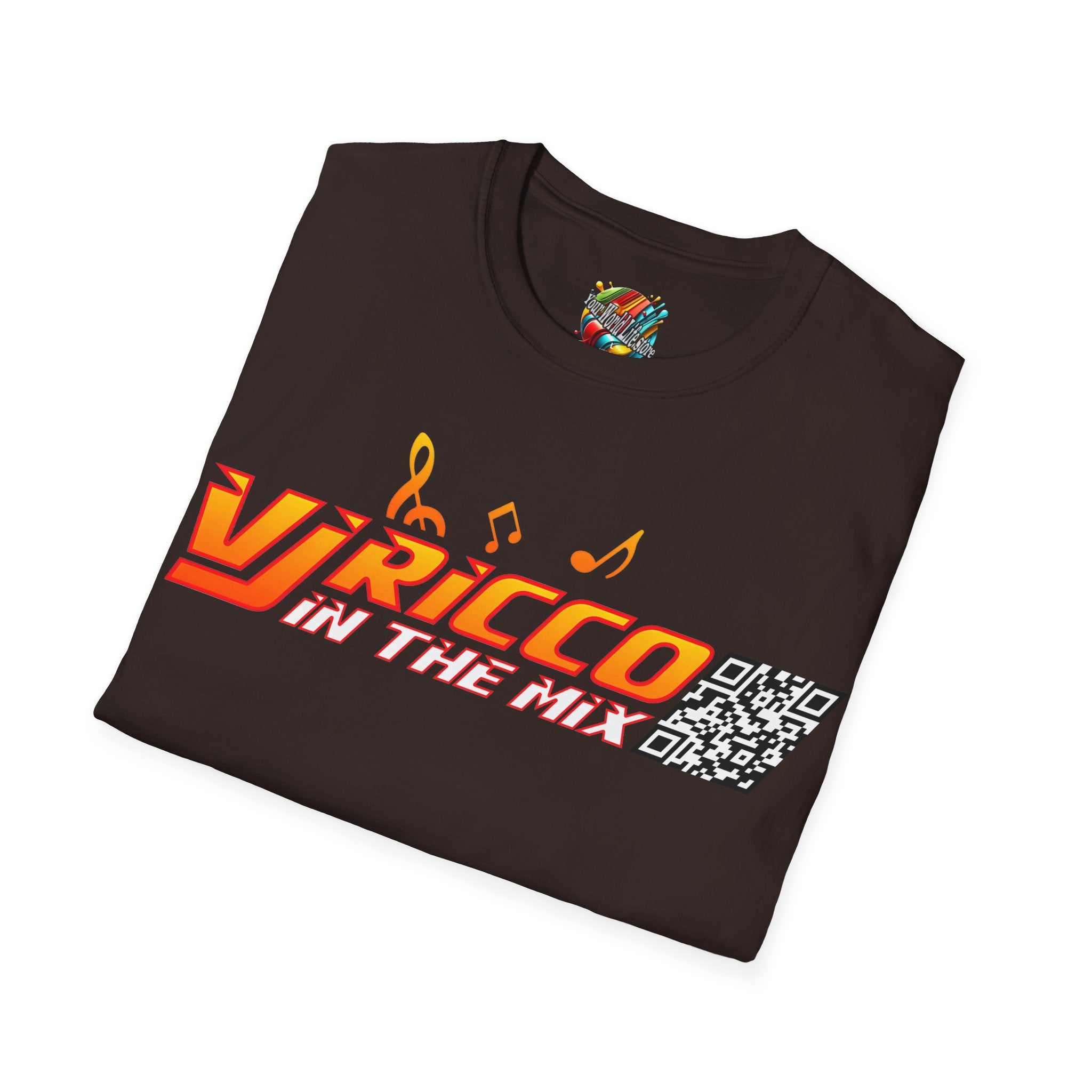 "VJ Ricco"🎤 Logo Branded T-Shirt - QR Discount