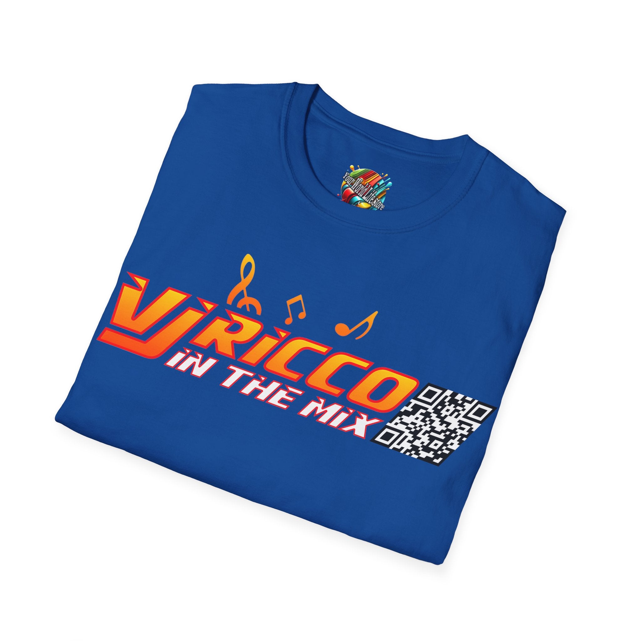 "VJ Ricco"🎤 Logo Branded T-Shirt - QR Discount