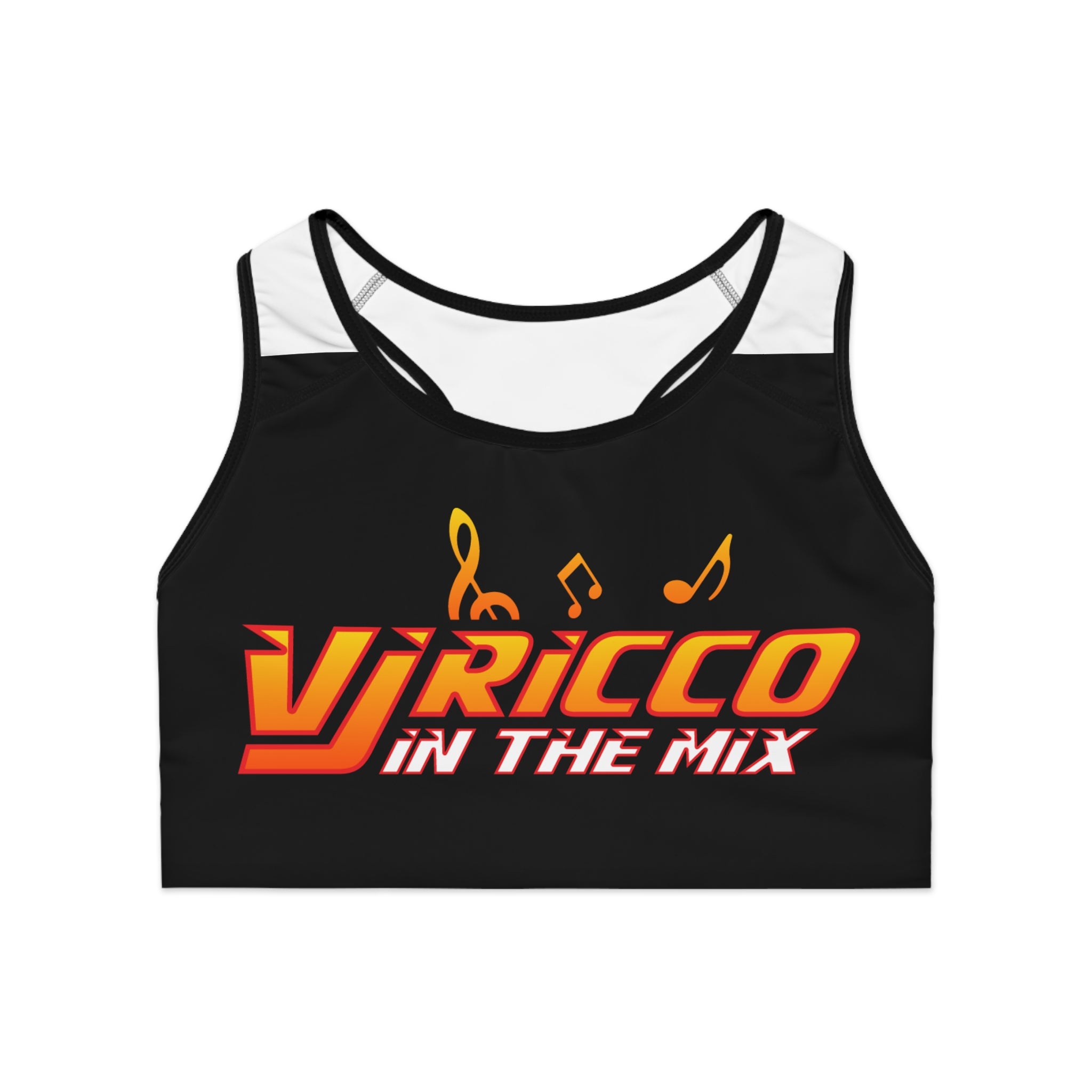 "VJ Ricco"🎤 Music Sports Bra – Made to Move, Built to Perform