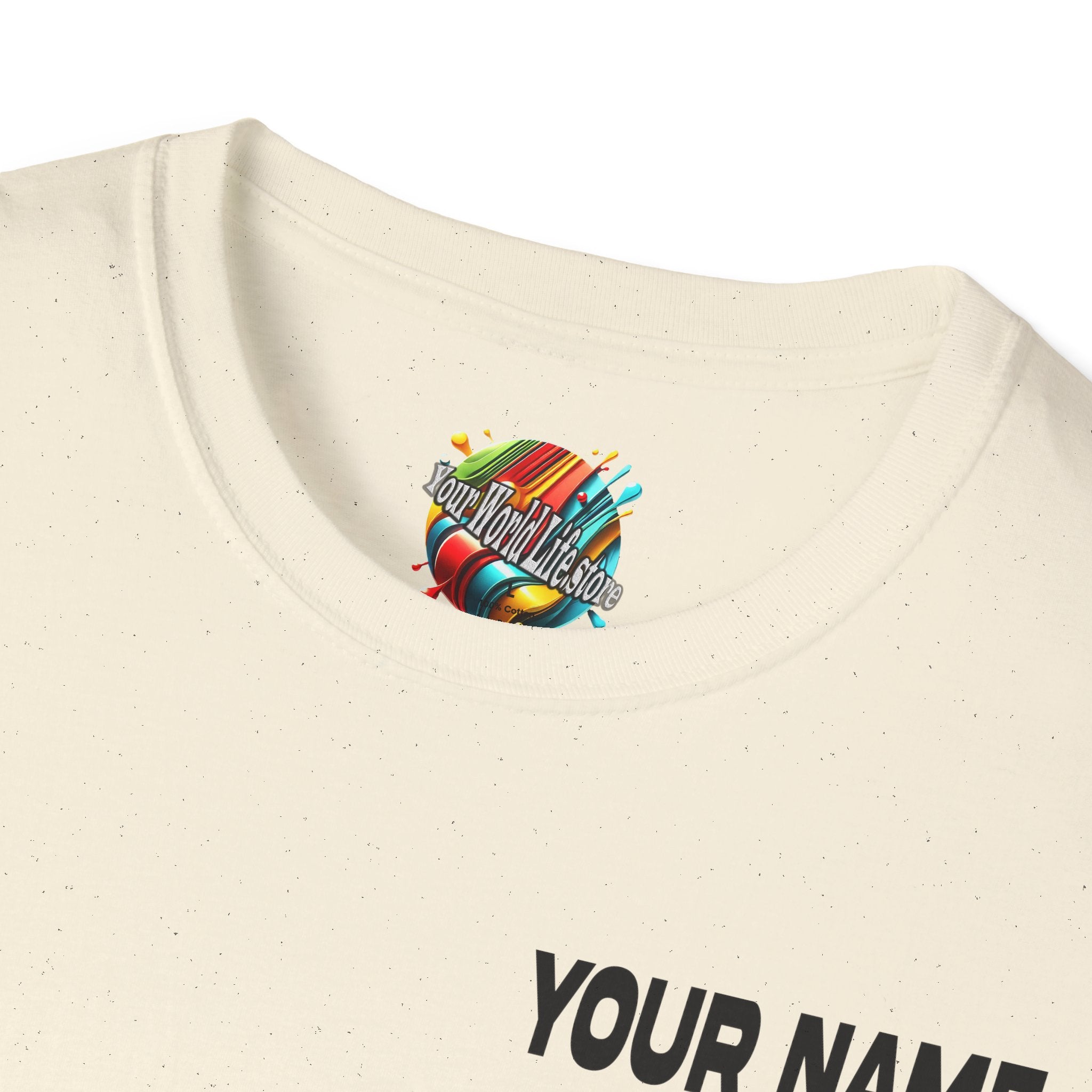 "Your World Life" 🎶 Mix. Pour. Repeat. – Custom Unisex Soft style T-Shirt - Light Colors