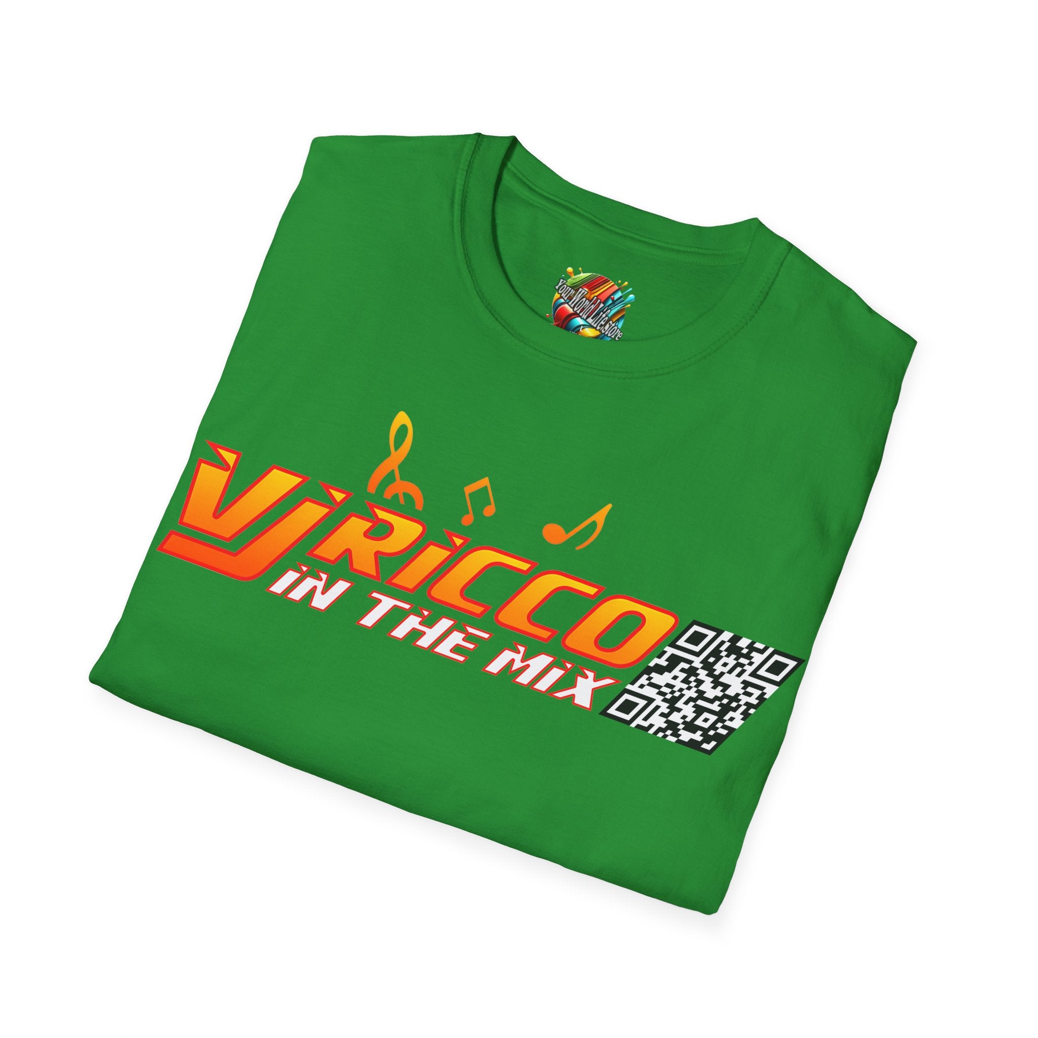 "VJ Ricco"🎤 Logo Branded T-Shirt - QR Discount