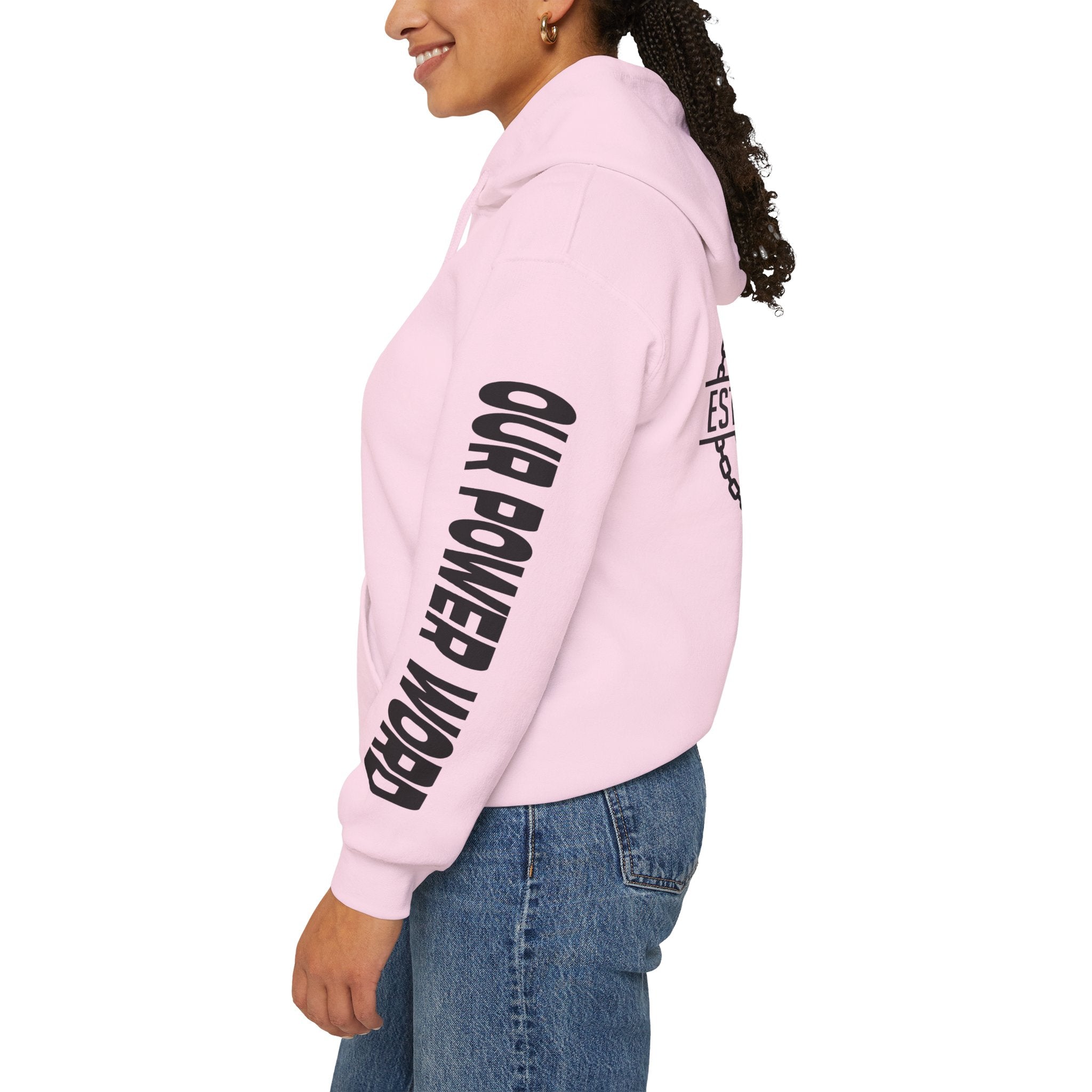 "Nightlife Elements" Customizable Unisex Heavy Blend Hoodie – Personalize w/Power Word