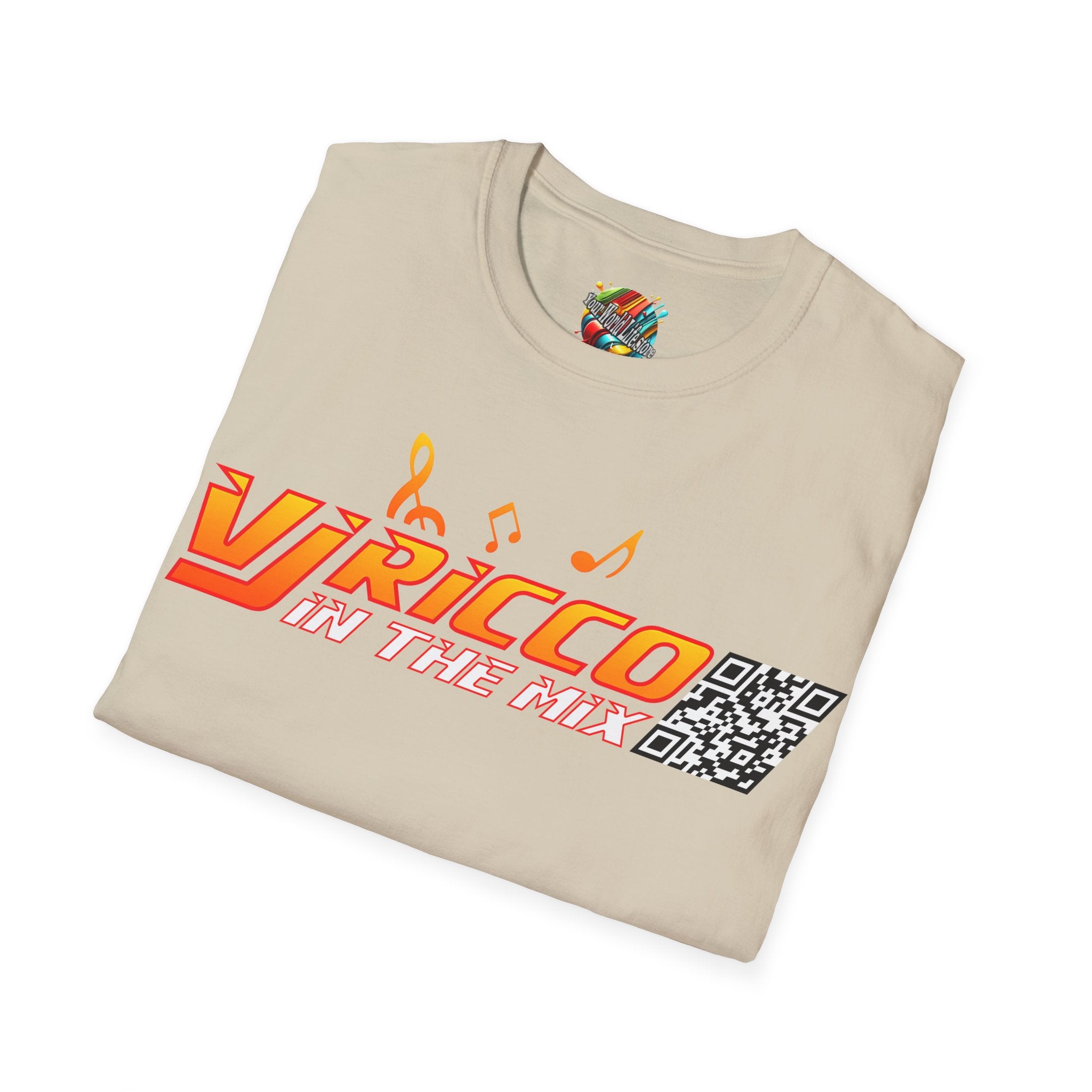 "VJ Ricco"🎤 Logo Branded T-Shirt - QR Discount