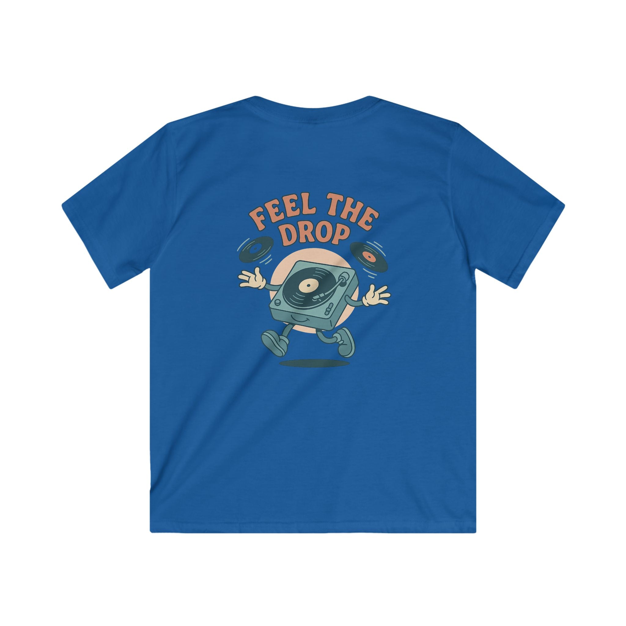 "Your World Life" Kids 🎧 "Feel the Drop" DJ Vibe Tee – Custom Music-Inspired Comfort & Style