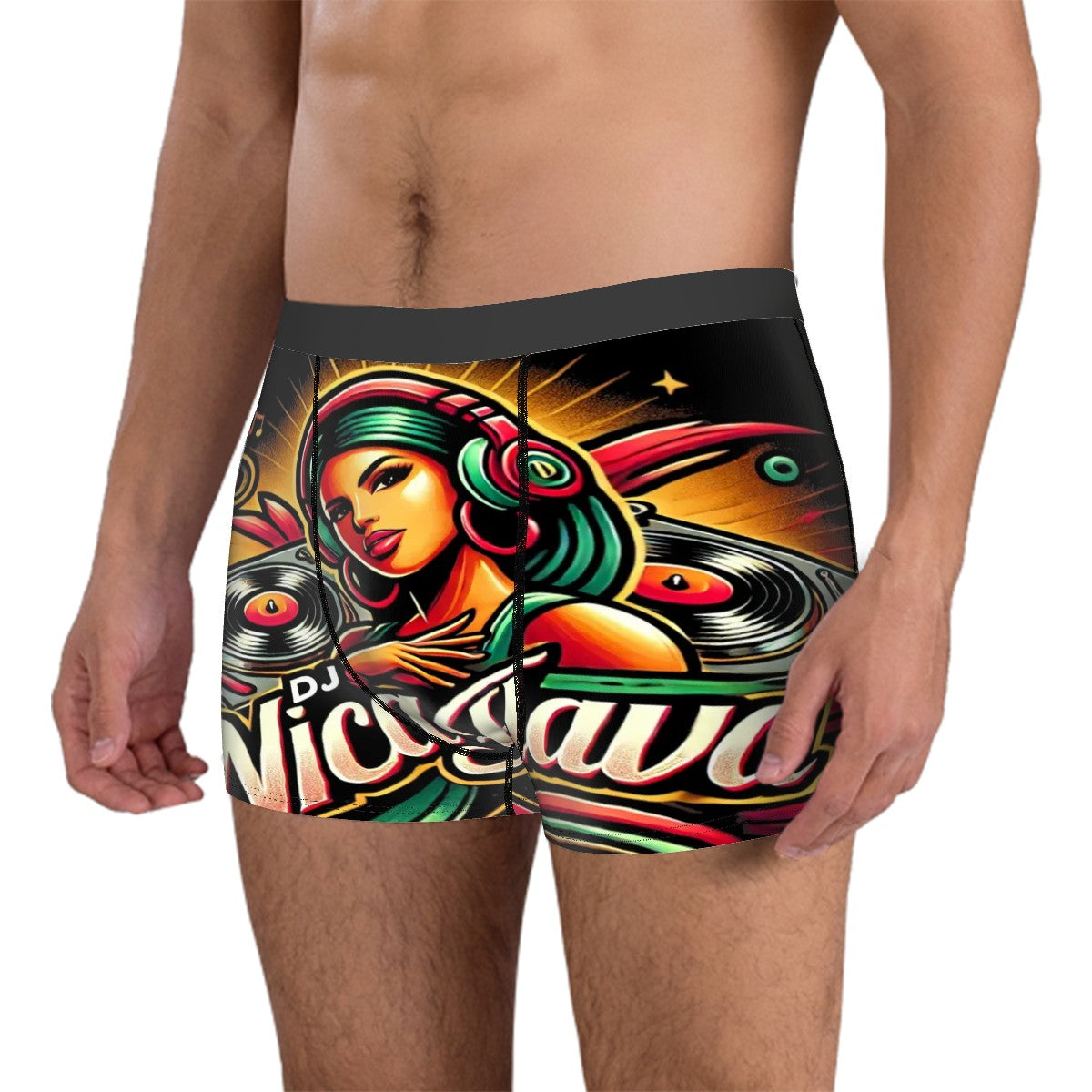 "DJ NicaFlavor" 🔥 Men’s Boxer Briefs – Limited Edition