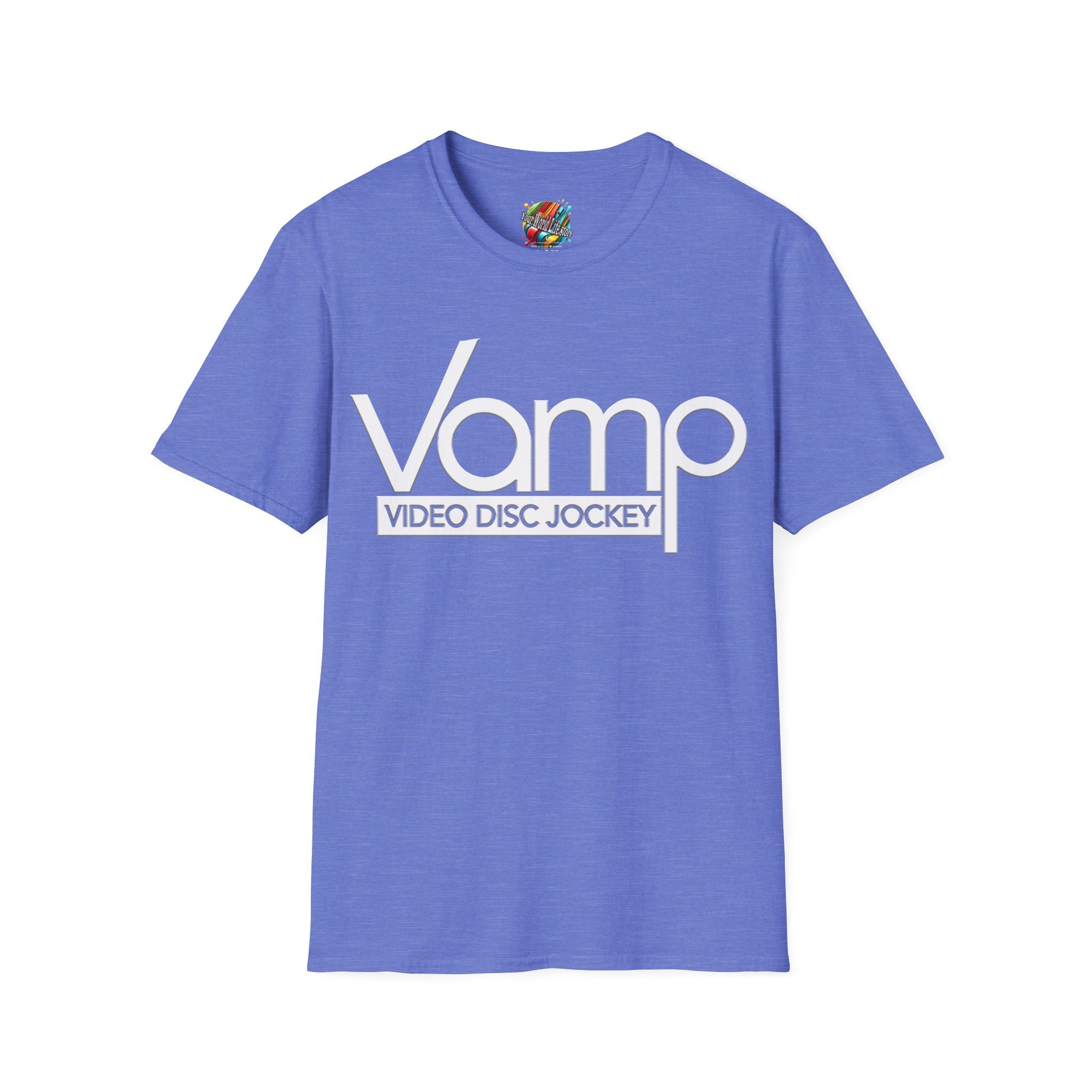 "DJ VAMP" 🎧Signature Logo Tee – Bold, Loud, and Made to Move
