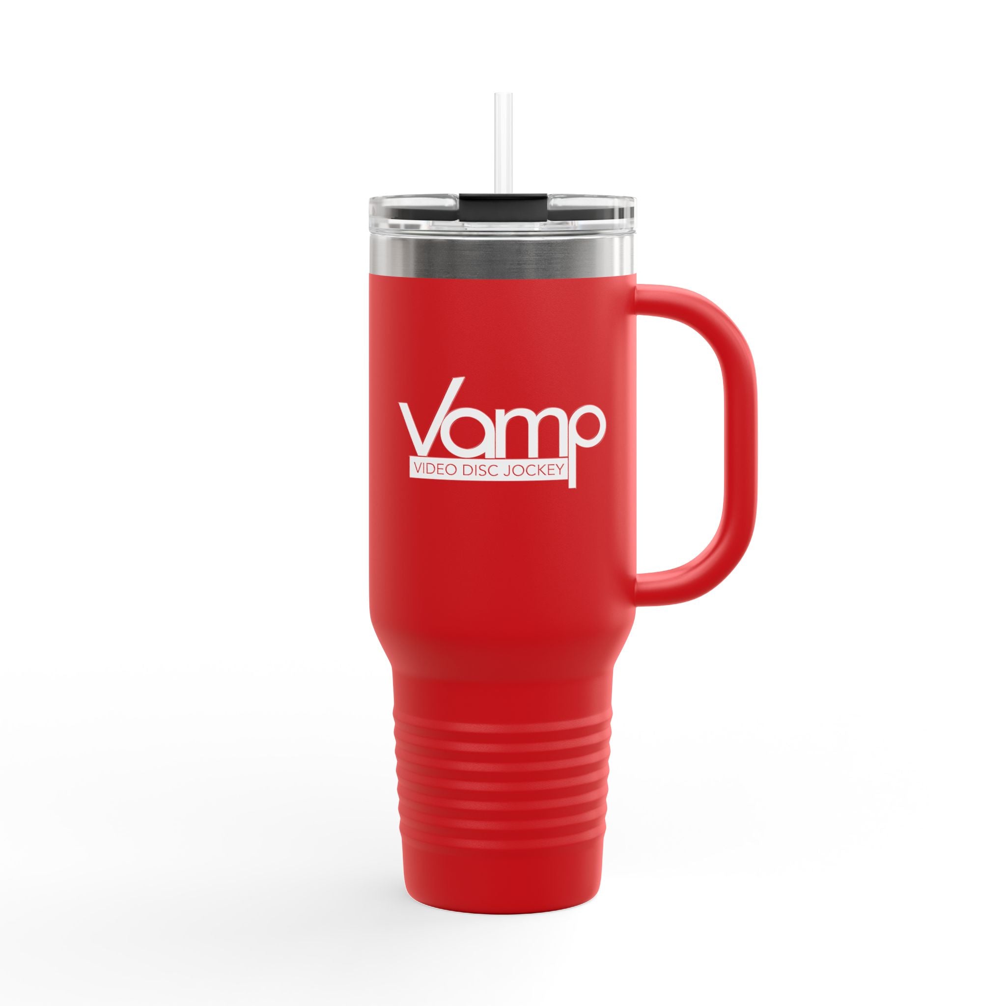 "DJ VAMP" 🎧Insulated Travel Mug - 40oz | Perfect for Music Lovers & On-the-Go Refreshments