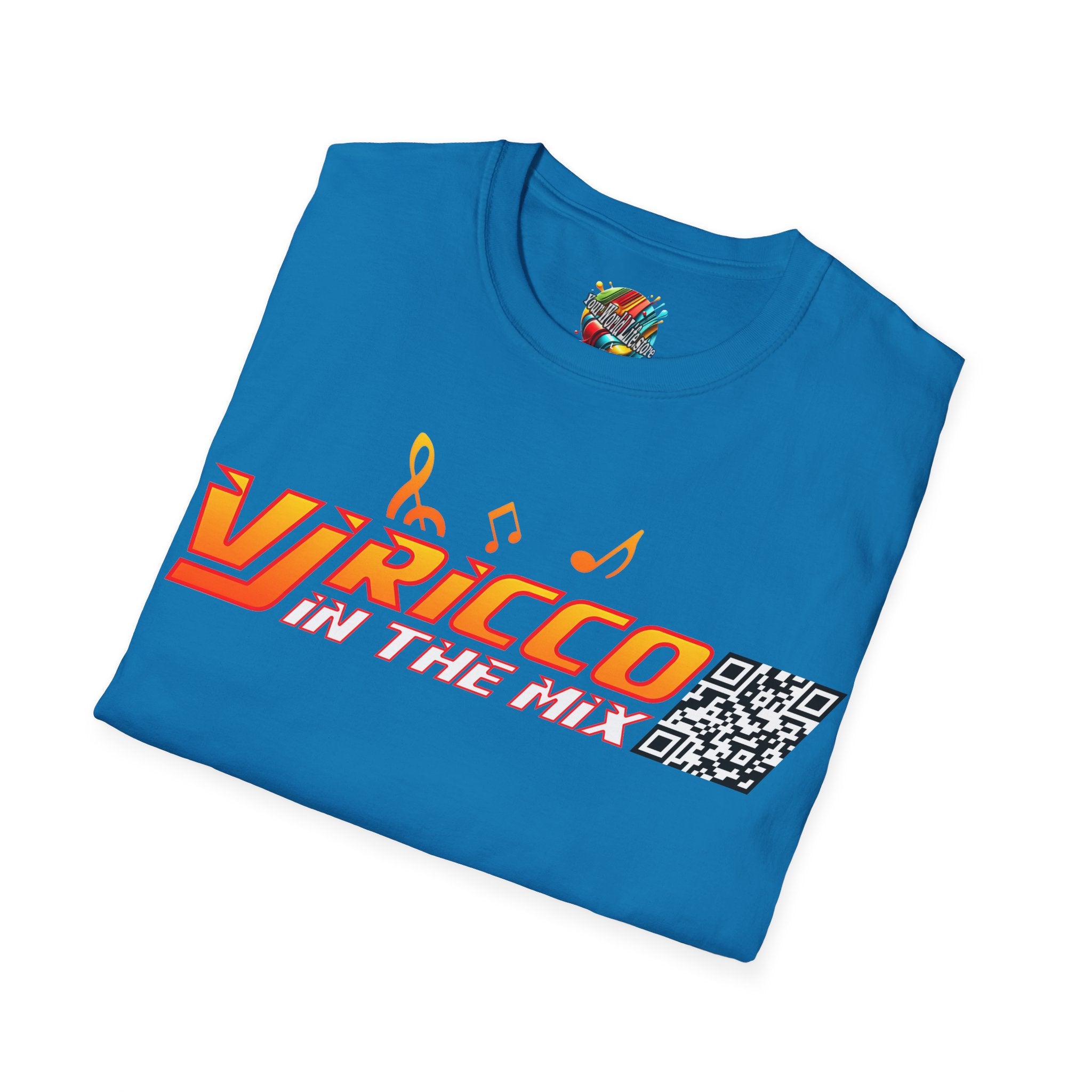 "VJ Ricco"🎤 Logo Branded T-Shirt - QR Discount