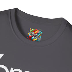 "DJ VAMP" 🎧Signature Logo Tee – Bold, Loud, and Made to Move - QR