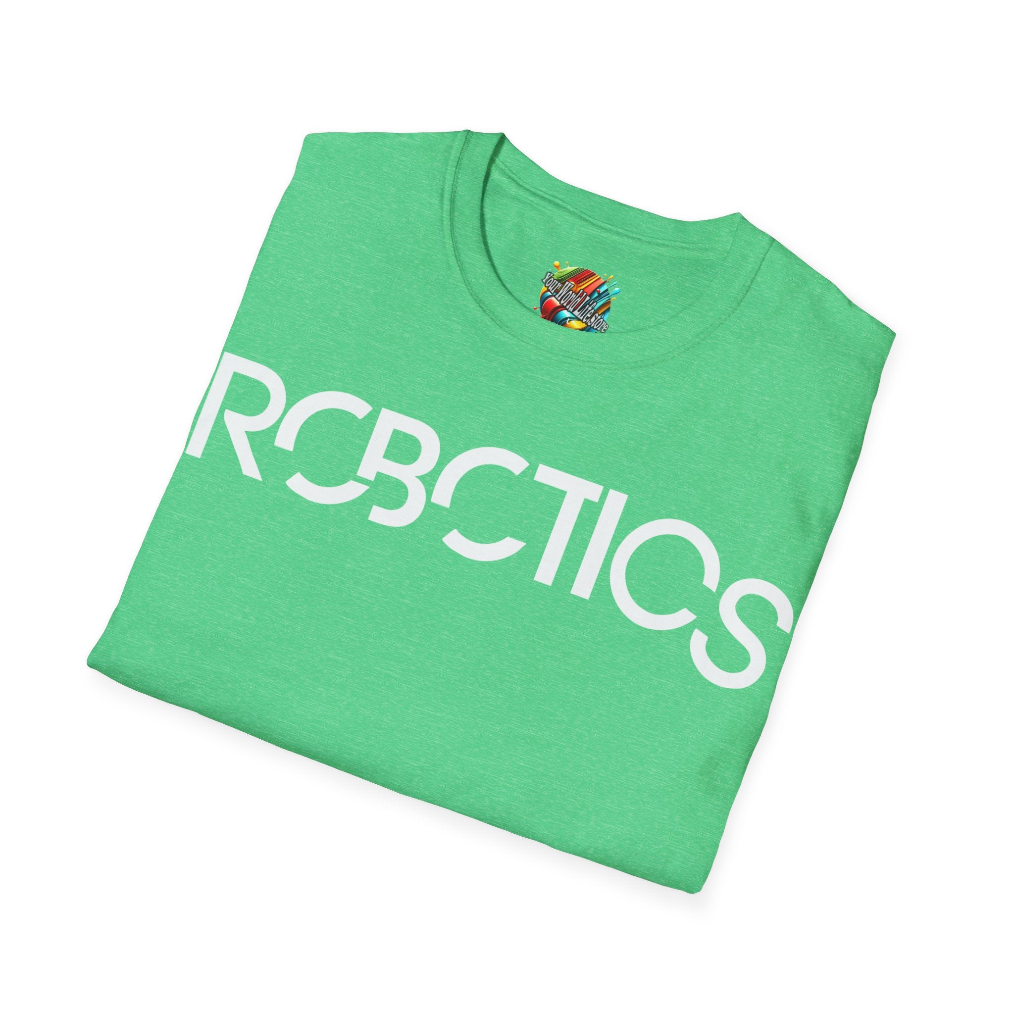 "DJ Robotics" 🤖 ⚡Future Frequencies Logo T-Shirt