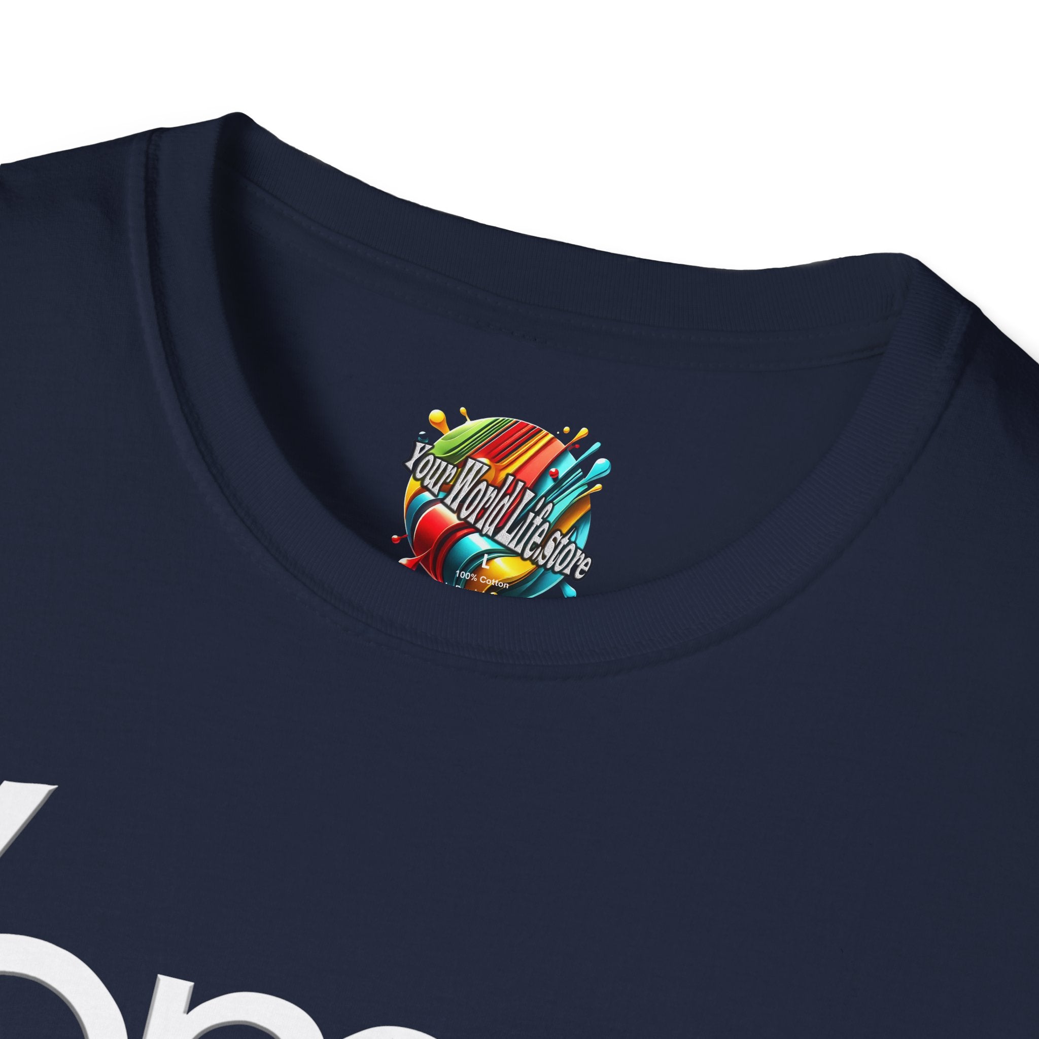 "DJ VAMP" 🎧Signature Logo Tee – Bold, Loud, and Made to Move - QR