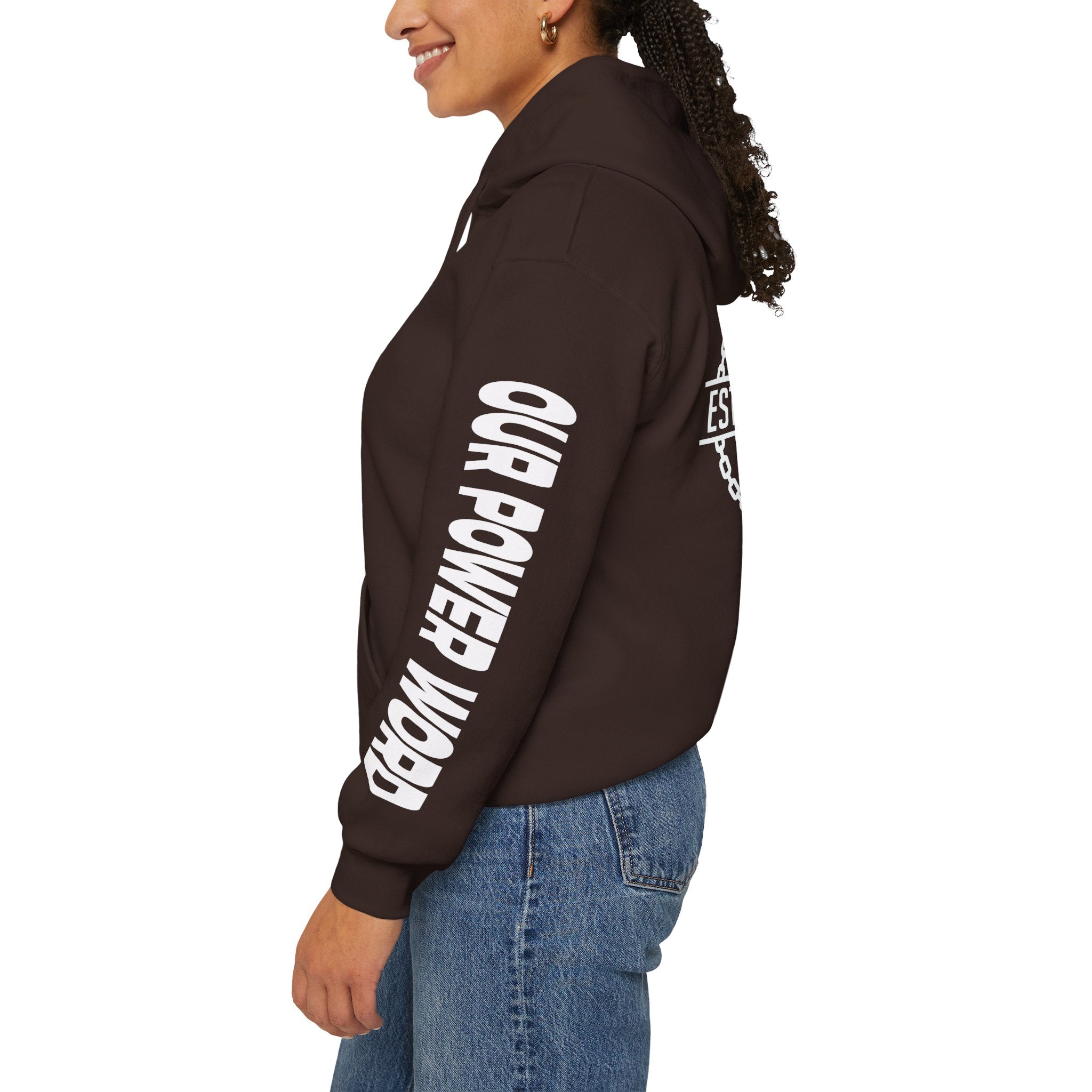 "Nightlife Elements" Customizable Unisex Heavy Blend Hoodie – Personalize w/Power Word