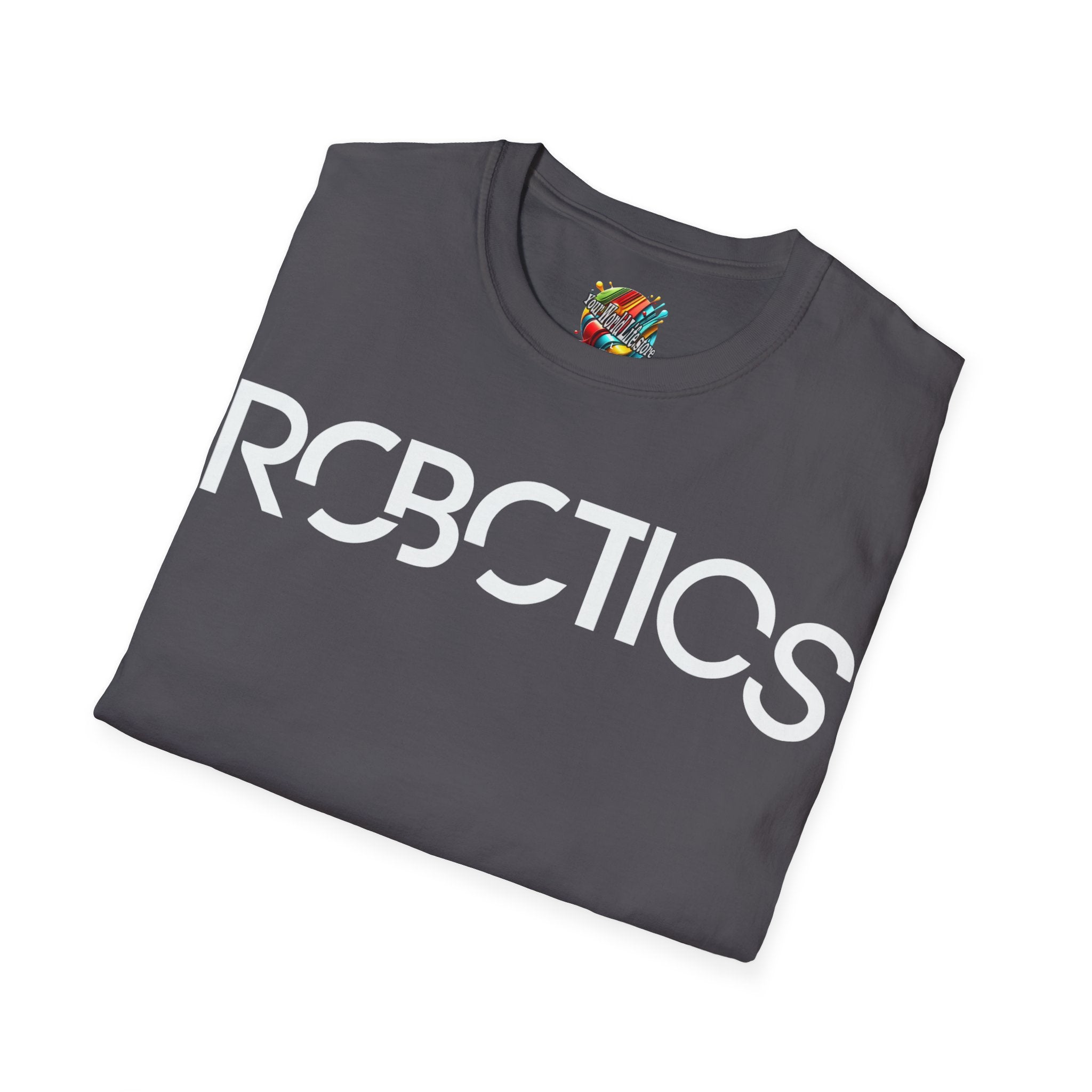 "DJ Robotics" 🤖 ⚡Future Frequencies Logo T-Shirt