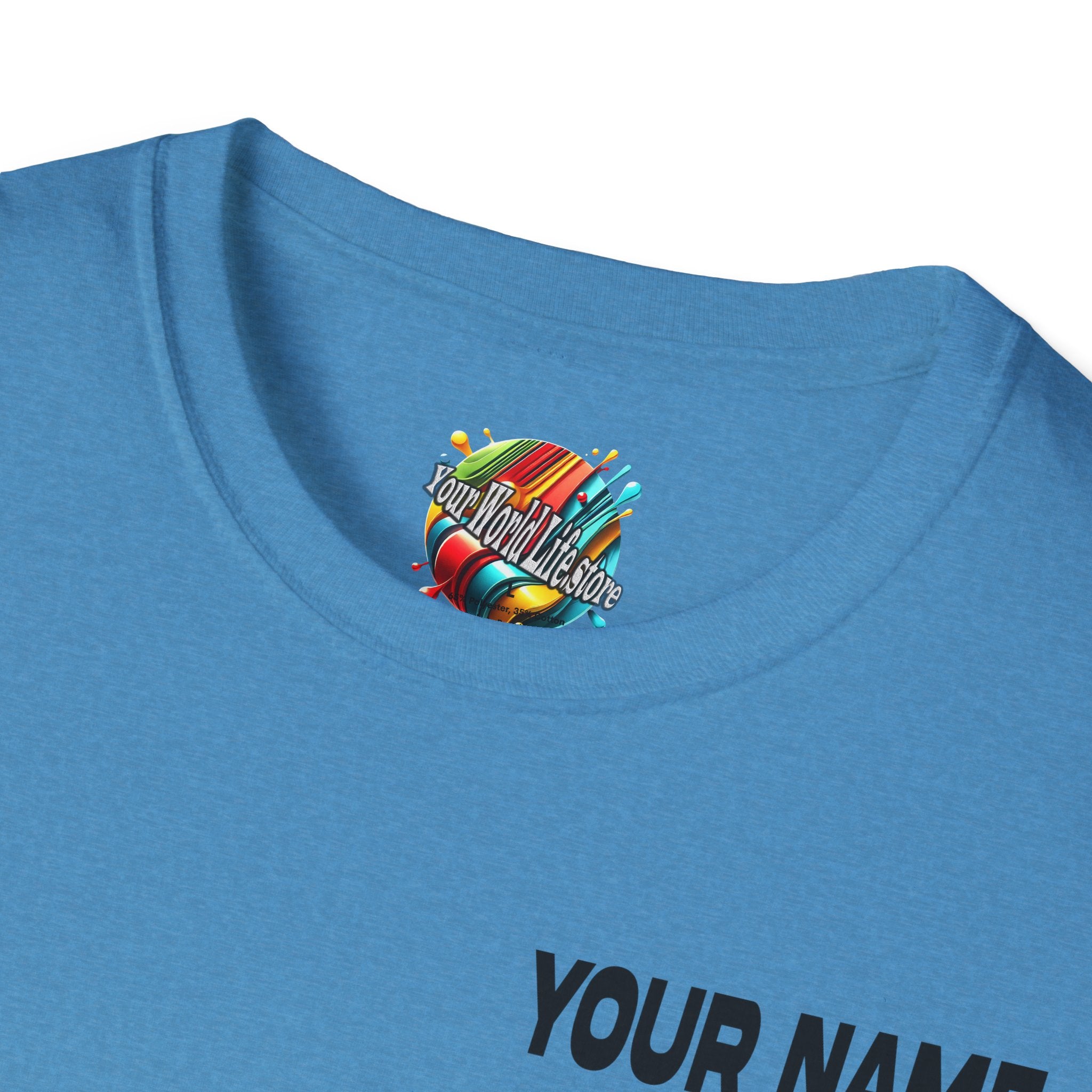 "Your World Life" 🎶 Mix. Pour. Repeat. – Custom Unisex Soft style T-Shirt - Light Colors