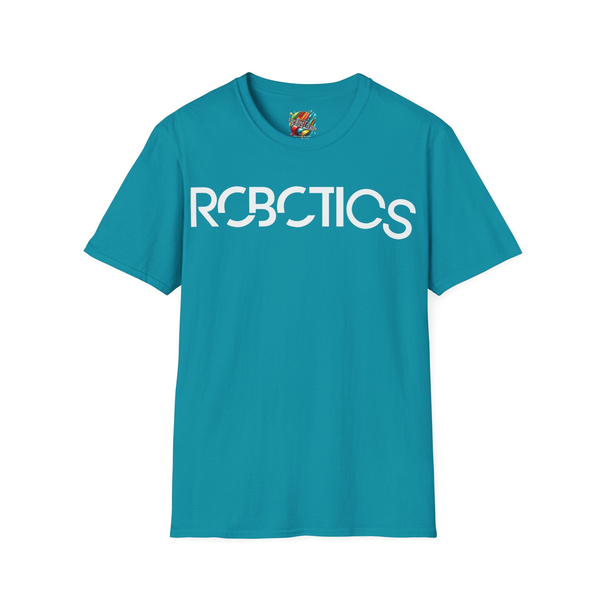 "DJ Robotics" 🤖 ⚡Future Frequencies Logo T-Shirt
