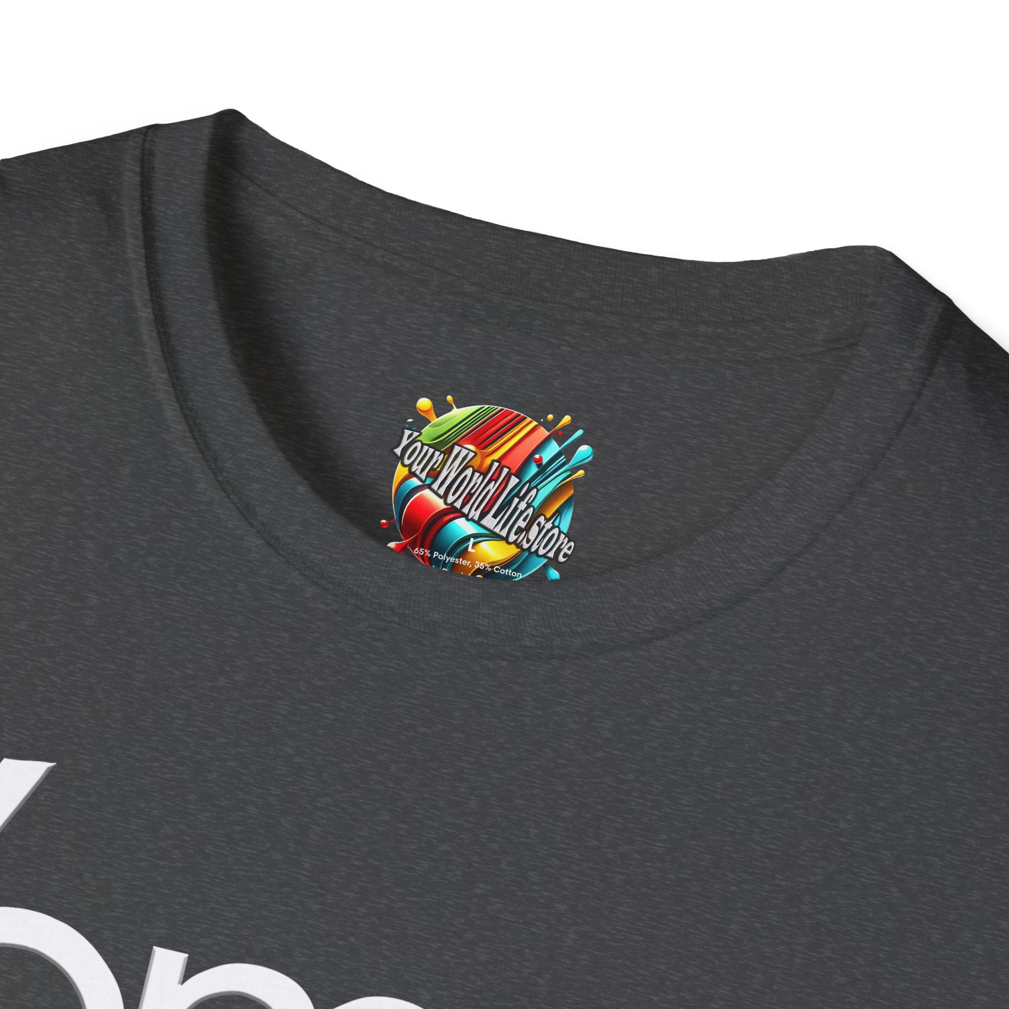 "DJ VAMP" 🎧Signature Logo Tee – Bold, Loud, and Made to Move - QR