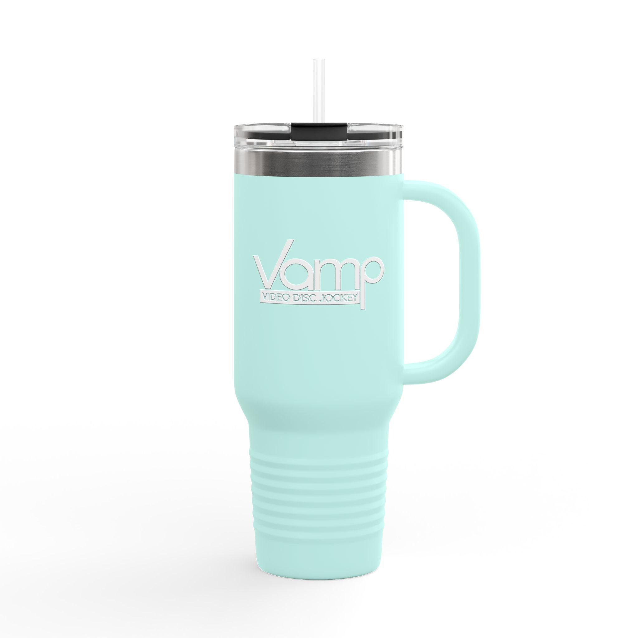 "DJ VAMP" 🎧Insulated Travel Mug - 40oz | Perfect for Music Lovers & On-the-Go Refreshments