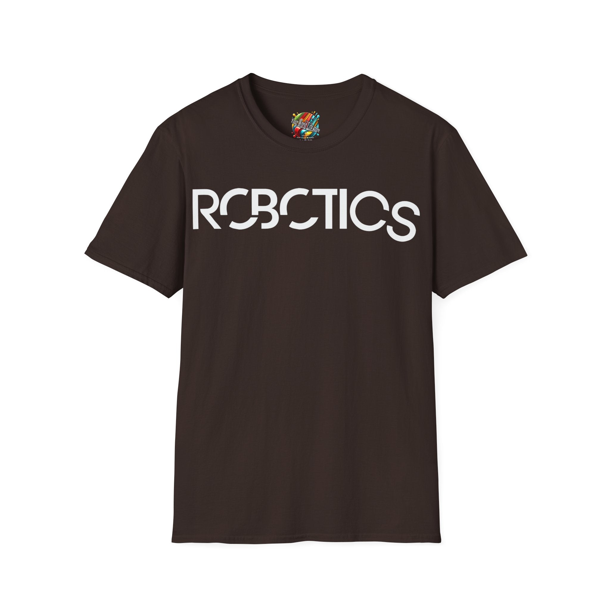 "DJ Robotics" 🤖 ⚡Future Frequencies Logo T-Shirt